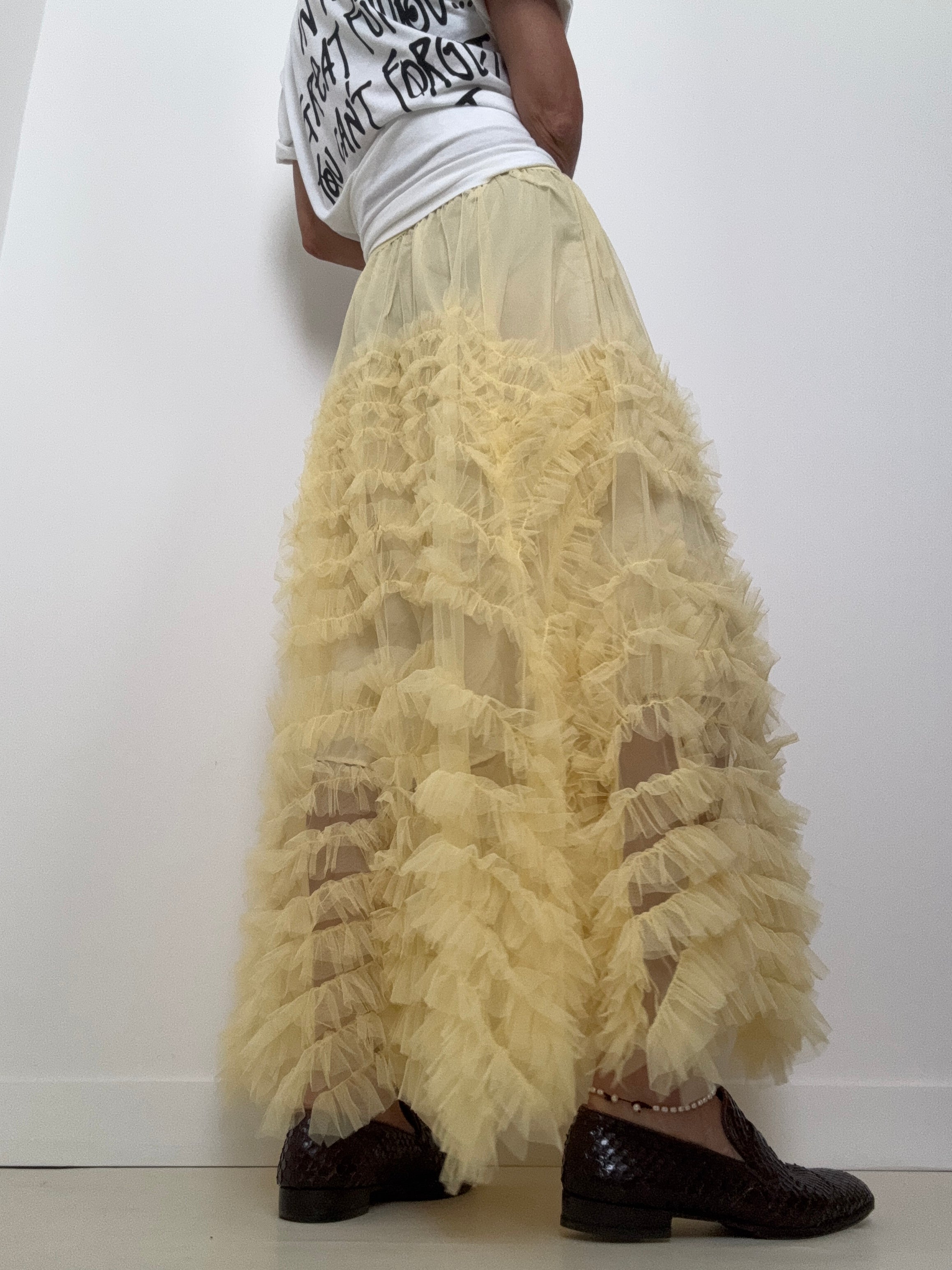 Sunshine Tulle Maxi Skirt