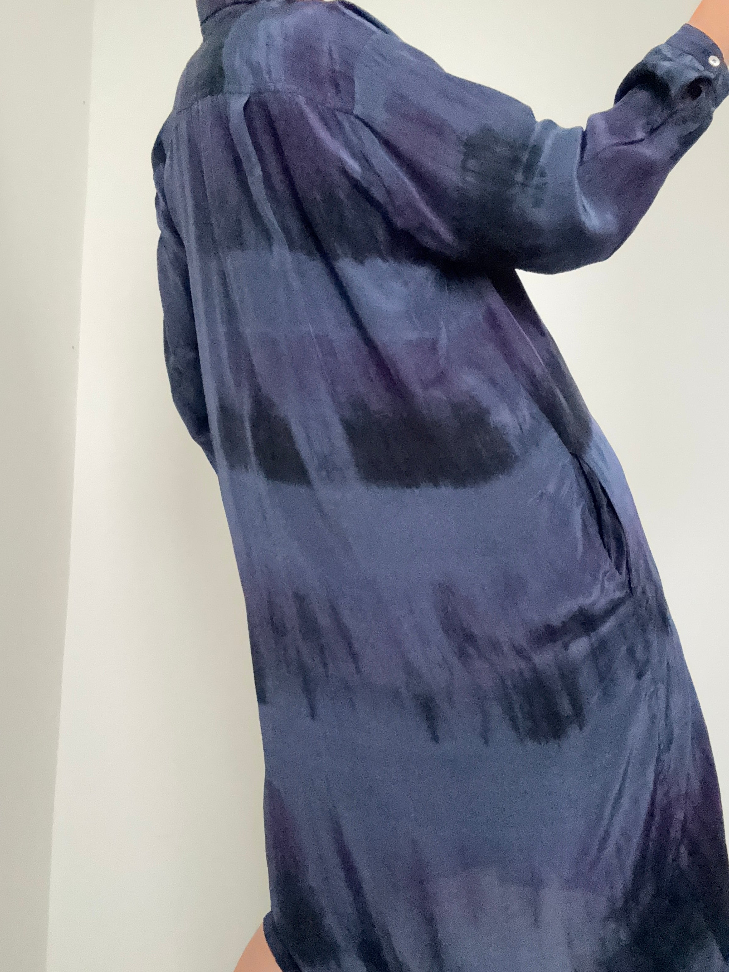 Florence Shirtdress Deep Purple | Dresses