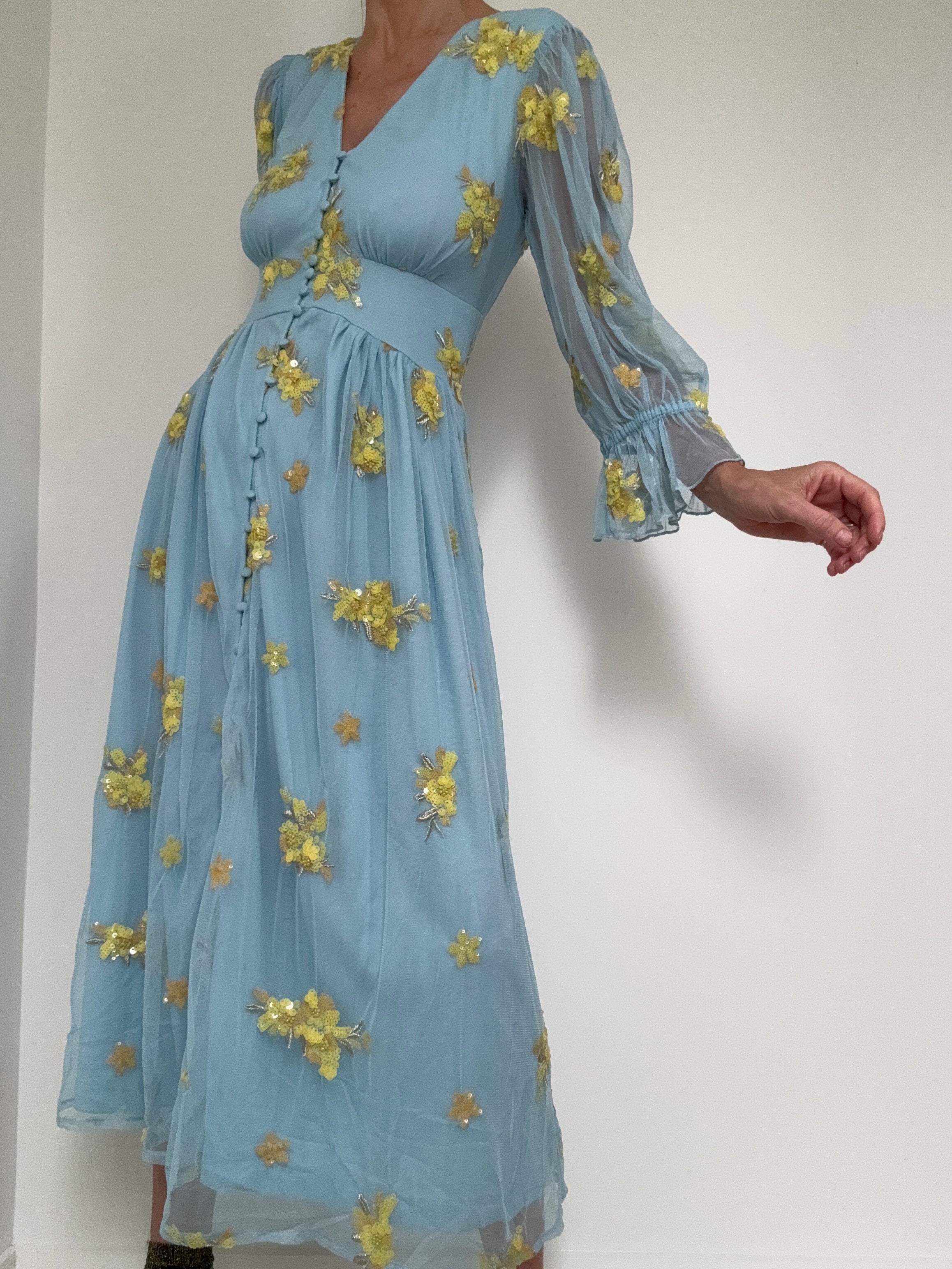 Monsoon Sky Tulle Spring Dress | Dresses