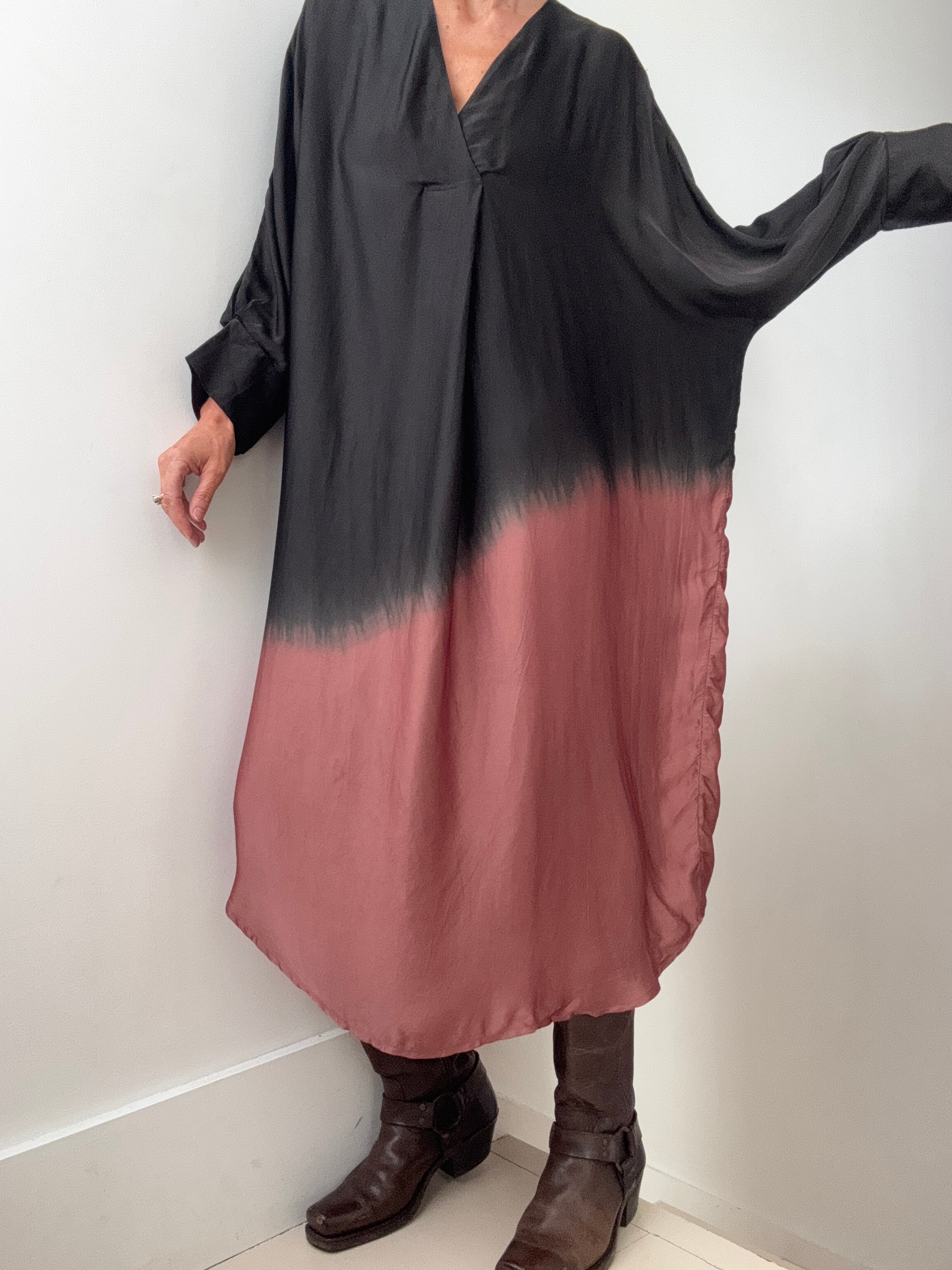 Ombre Erika Dress Pecan