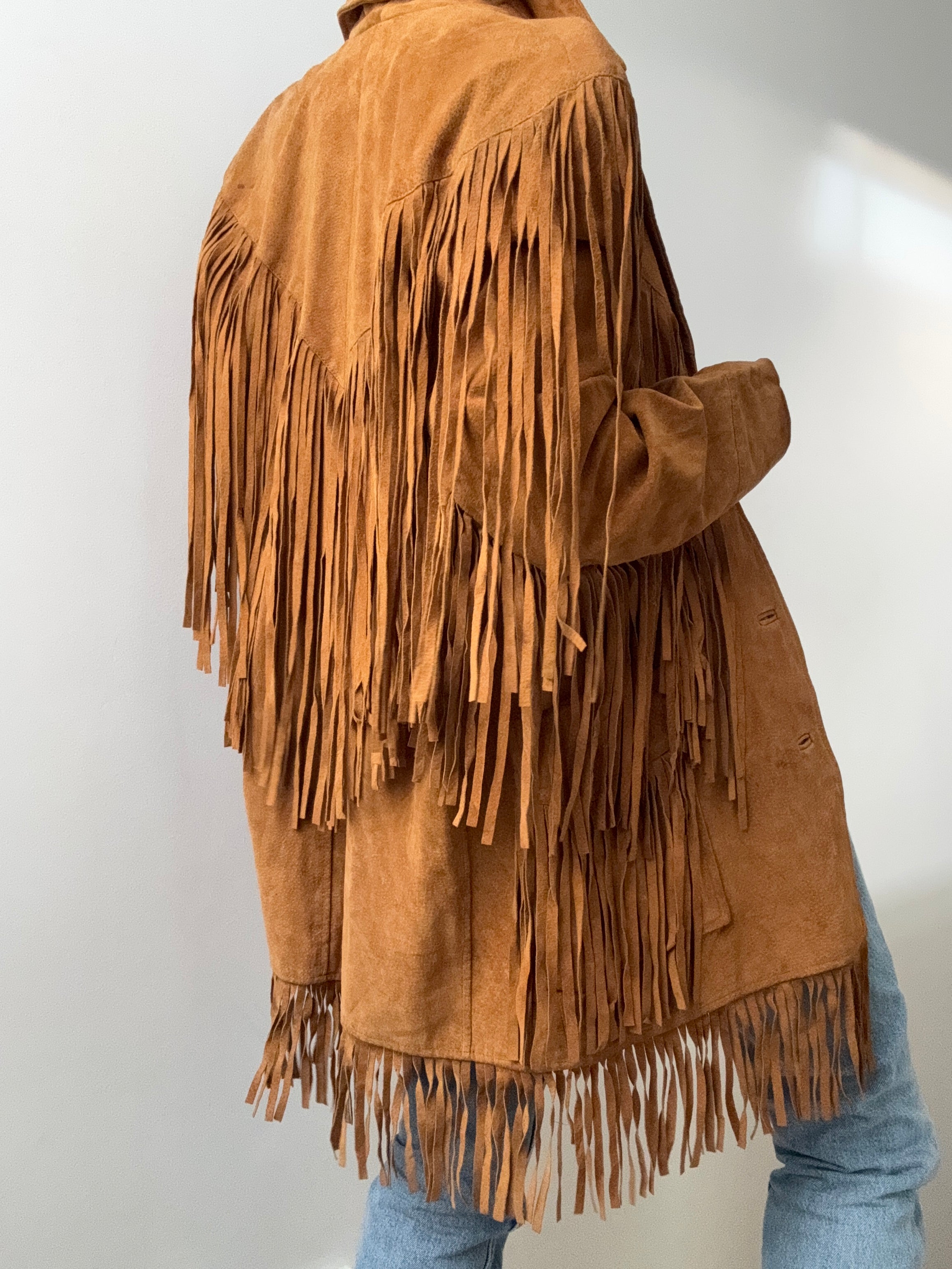 Cedars Tassel Suede Jacket