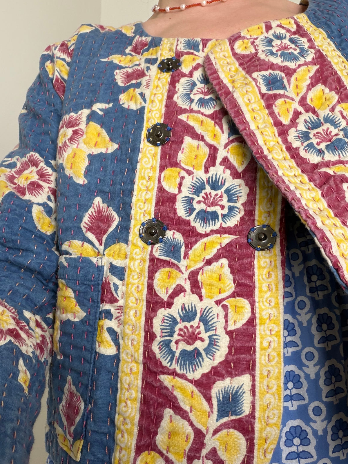 Indigo Folk Jacket