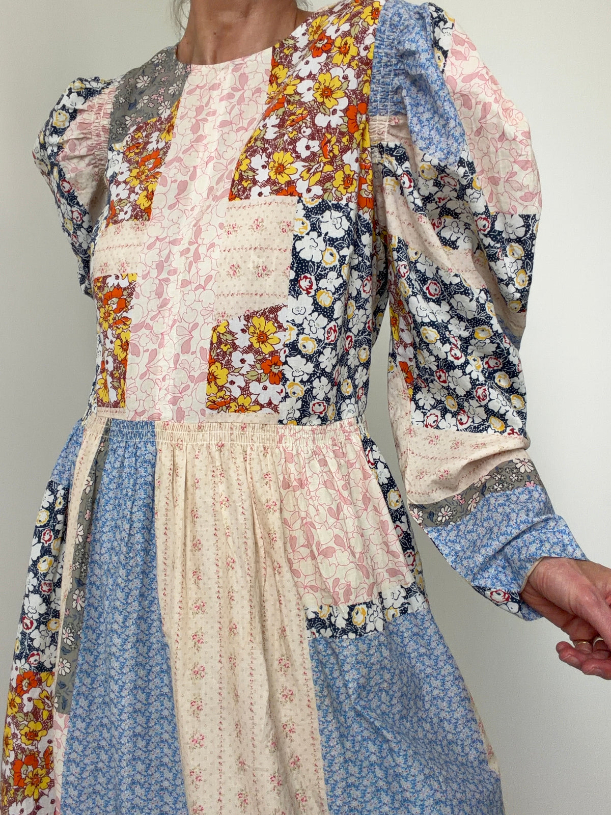 Patchwork Cotton Dress