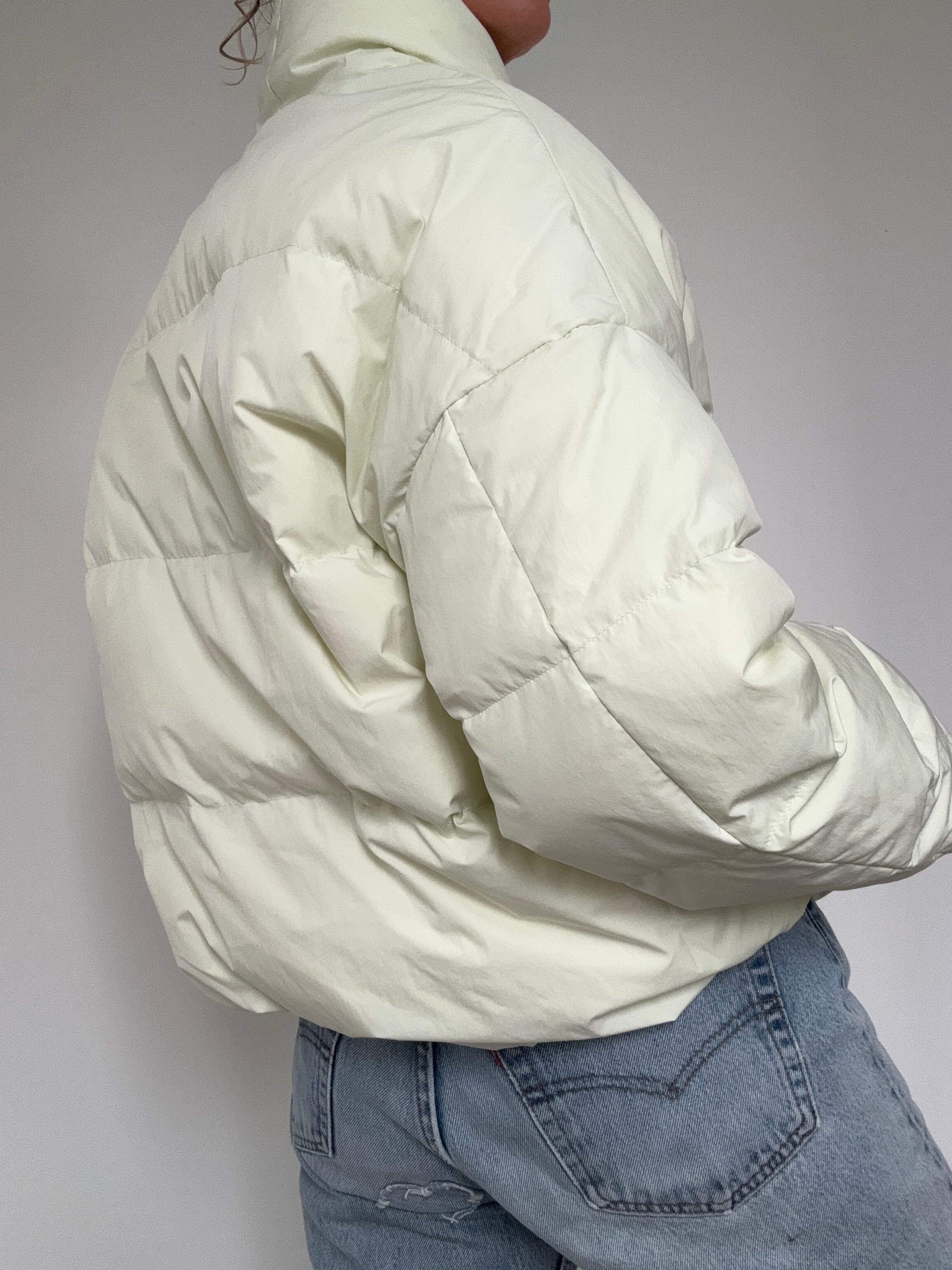 Lime Kimono Puffer | Jackets