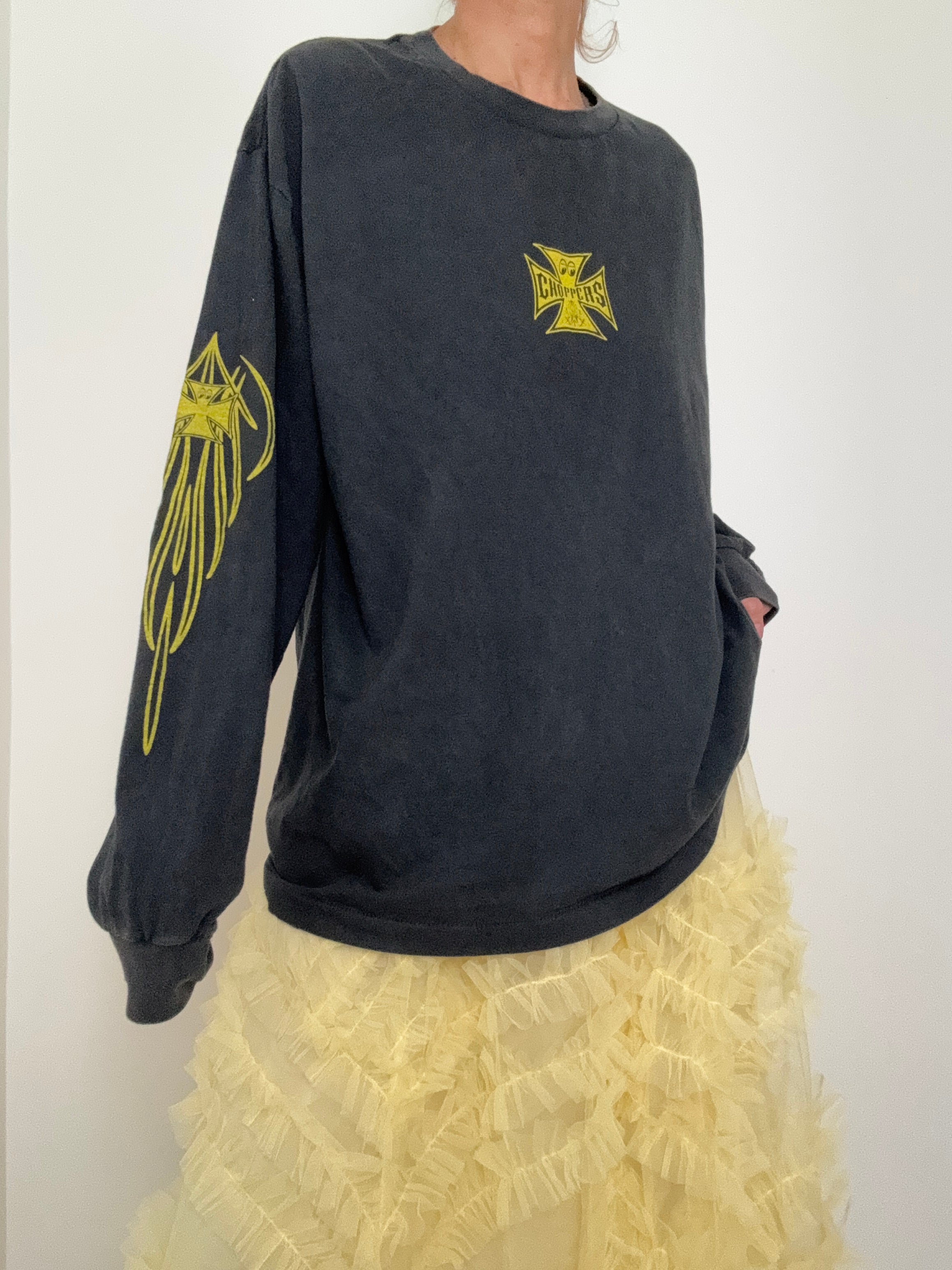 West Choppers Black & Yellow Longsleeve