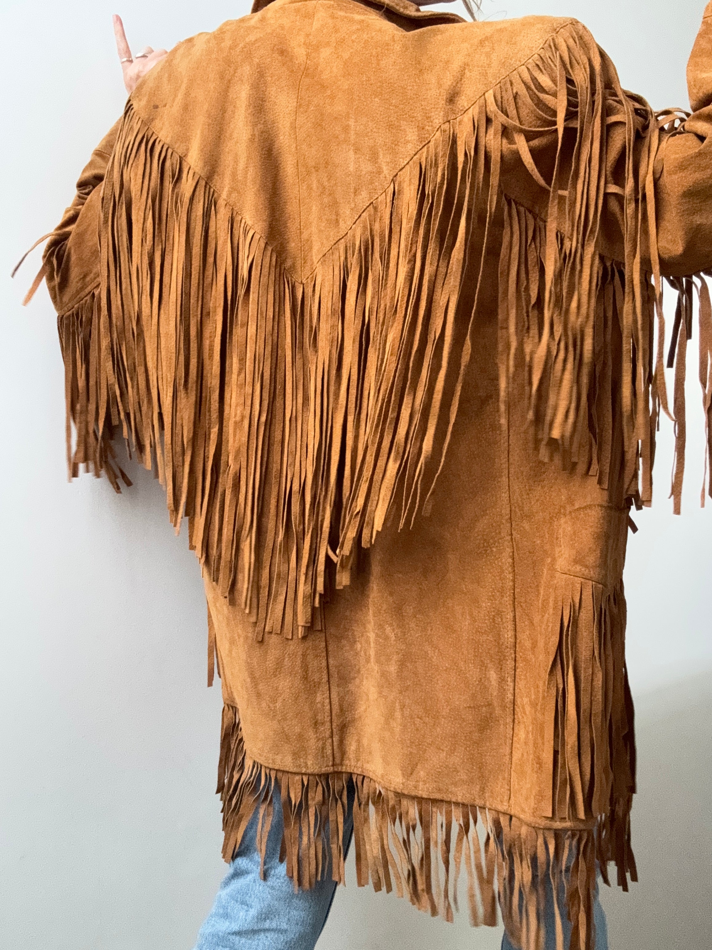 Cedars Tassel Suede Jacket