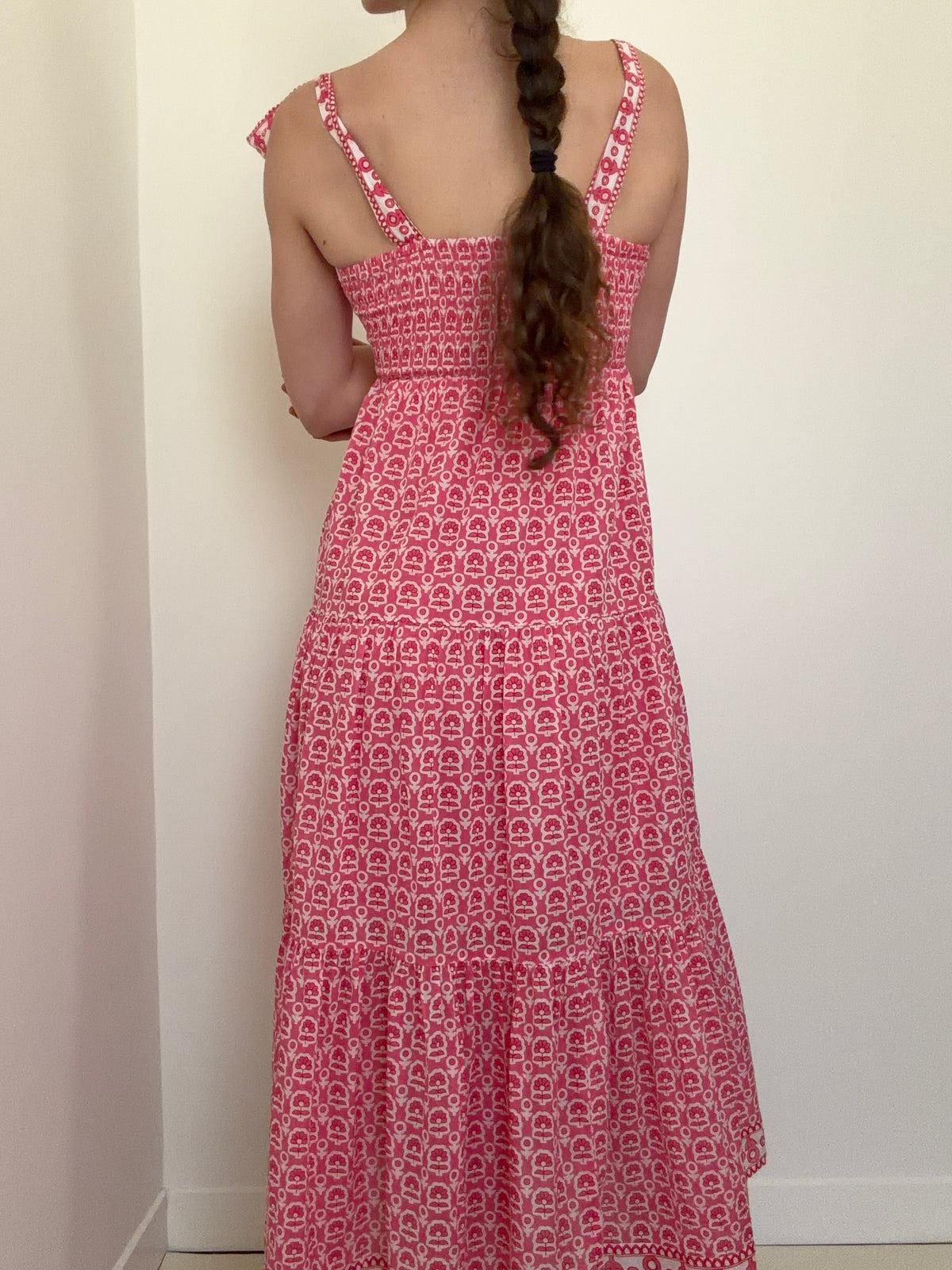 Tabithia Maxi Dress, Pop Pink