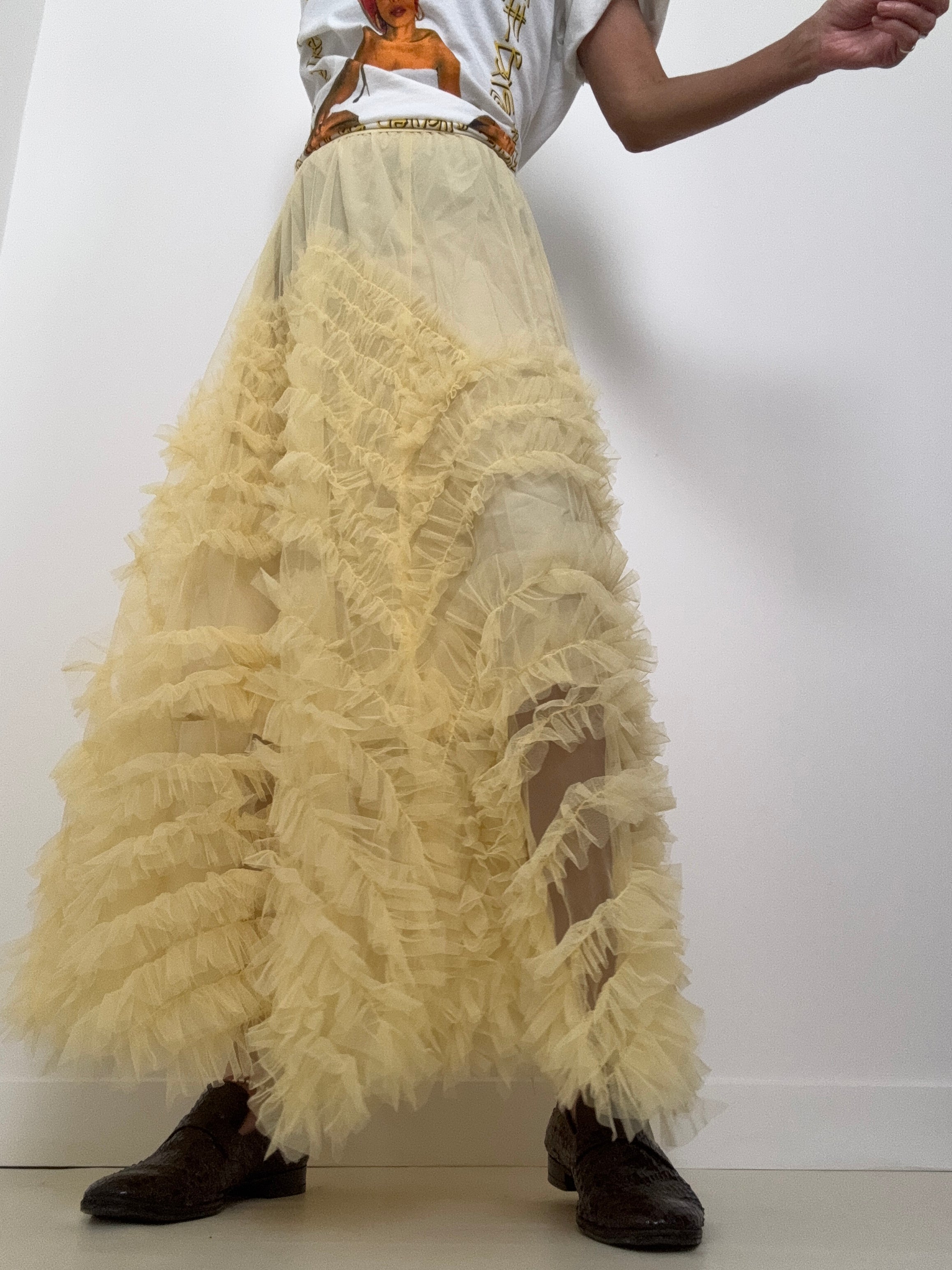 Sunshine Tulle Maxi Skirt