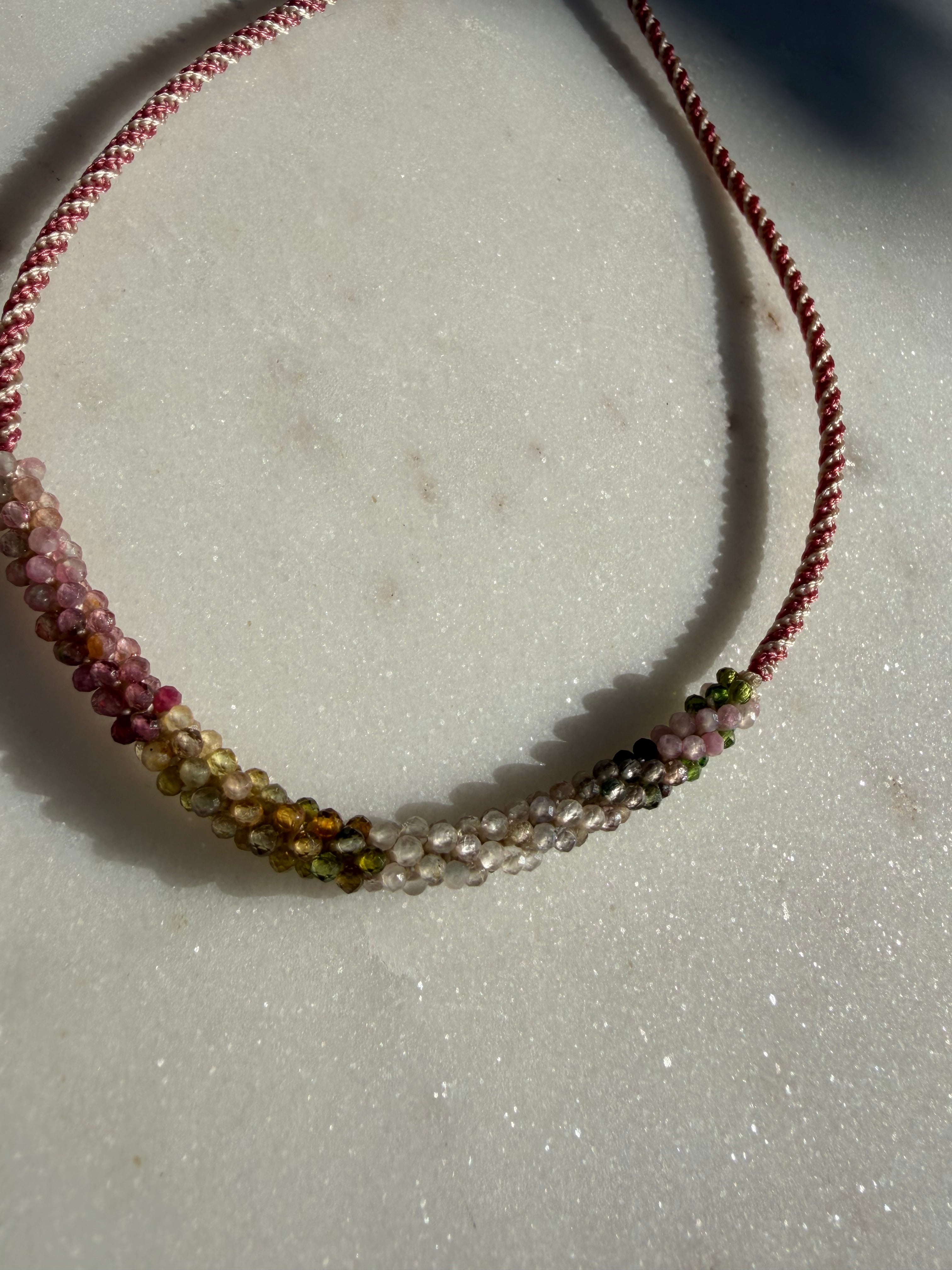 Nomad Gem Choker Multi | Necklaces