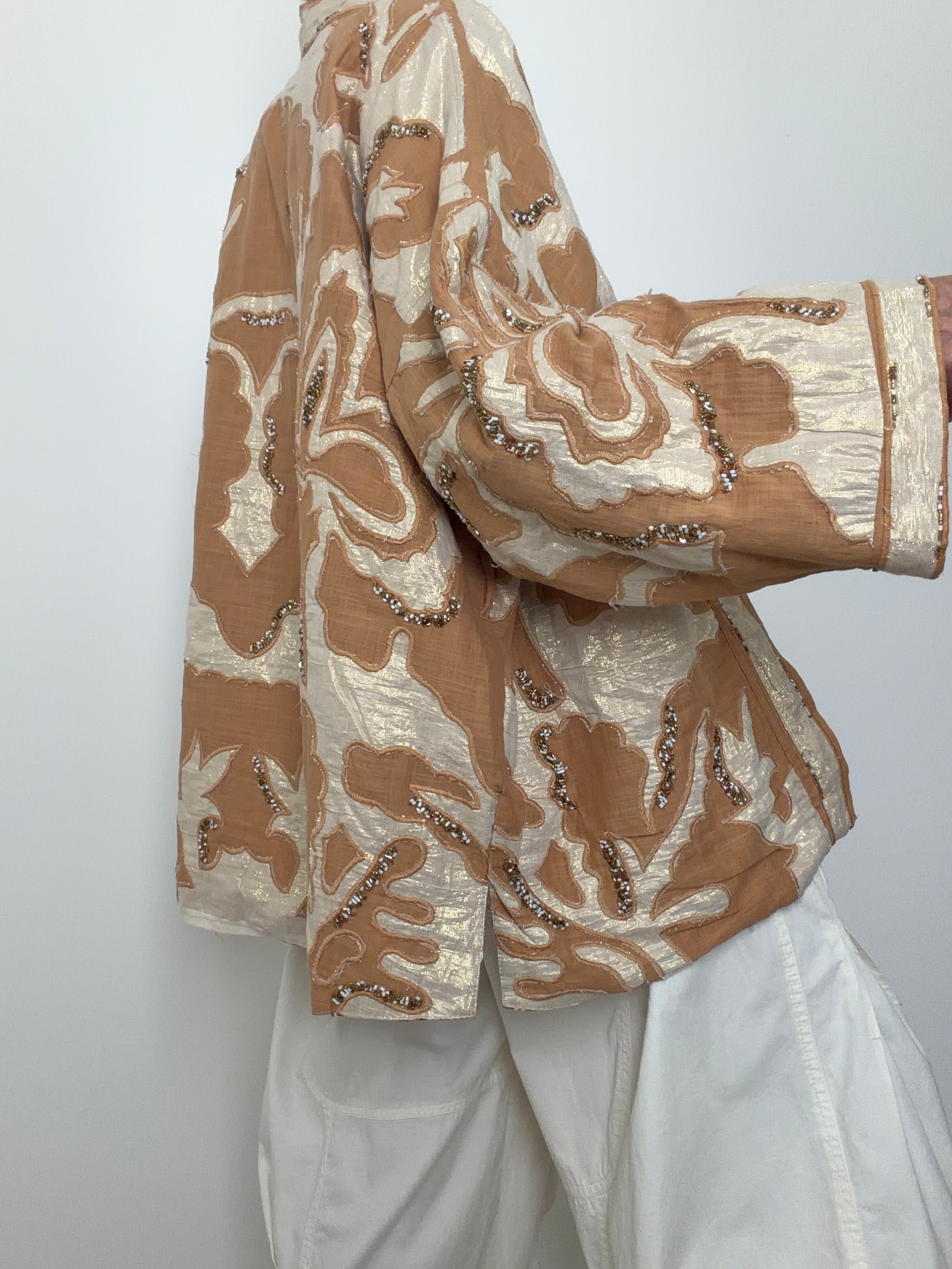 Artisan Beaded Kimono Jacket