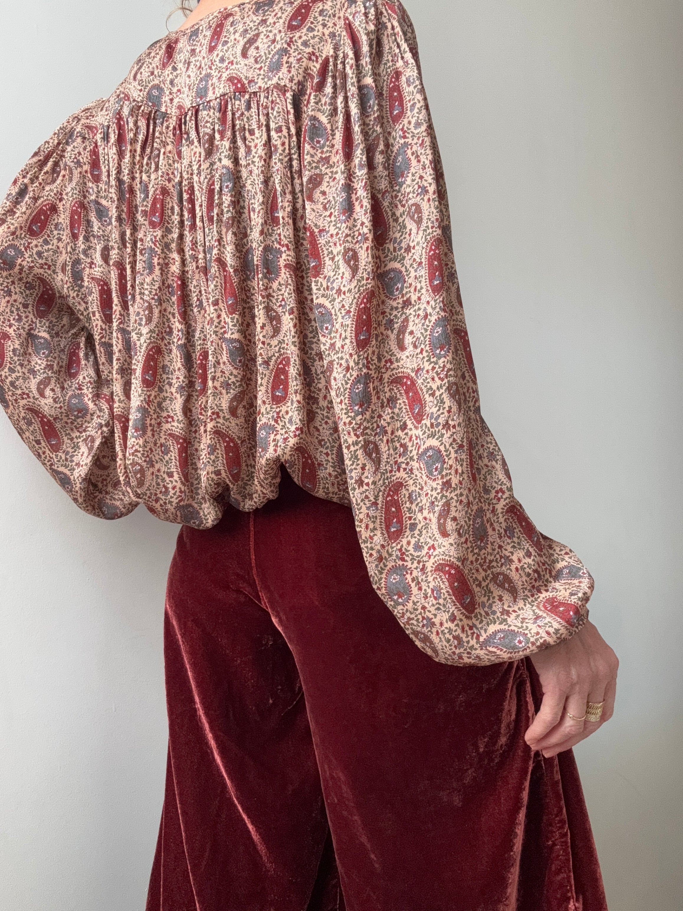 Paisley Viscose Blouse | Shirts