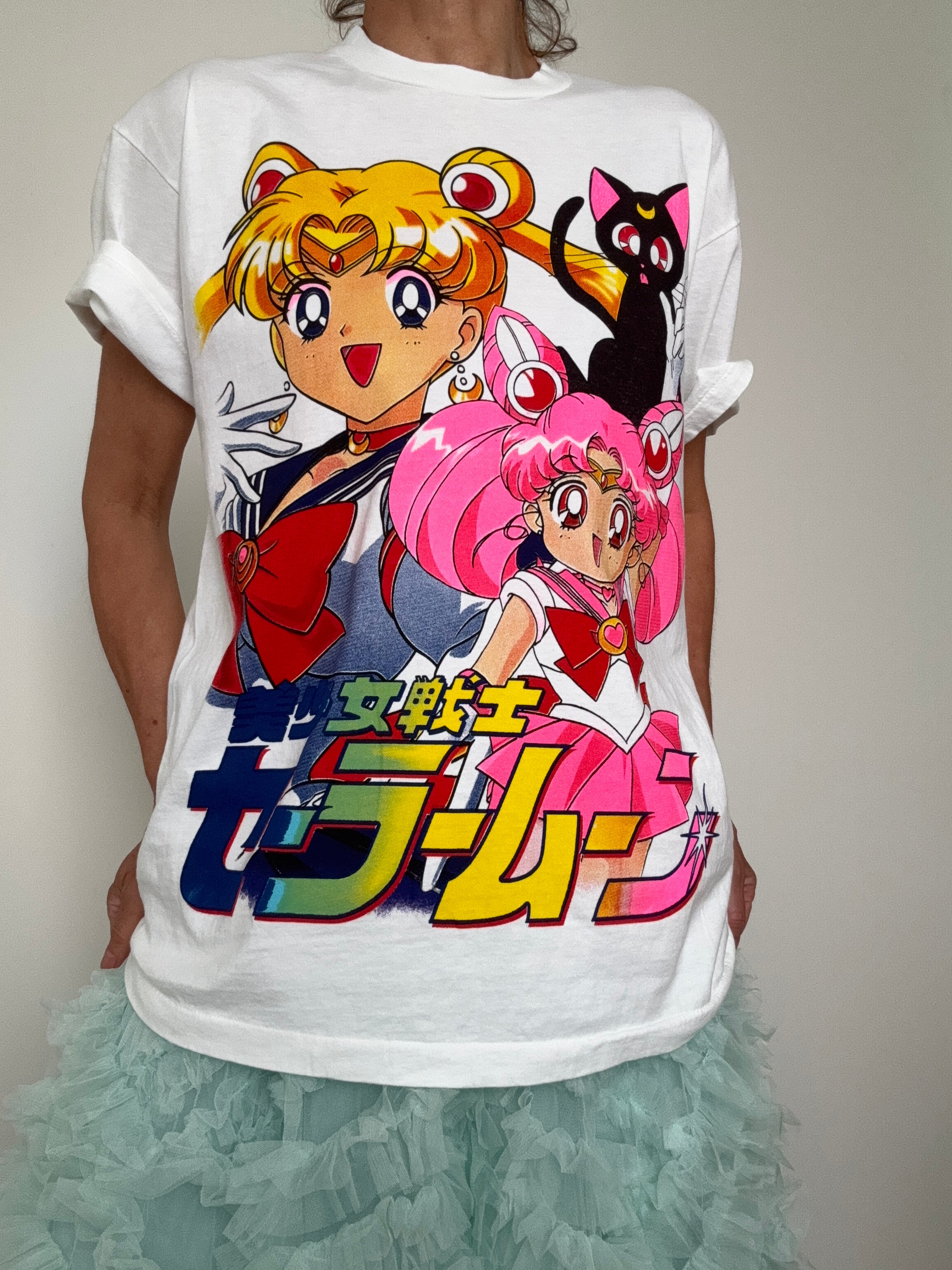 White Anime Tee