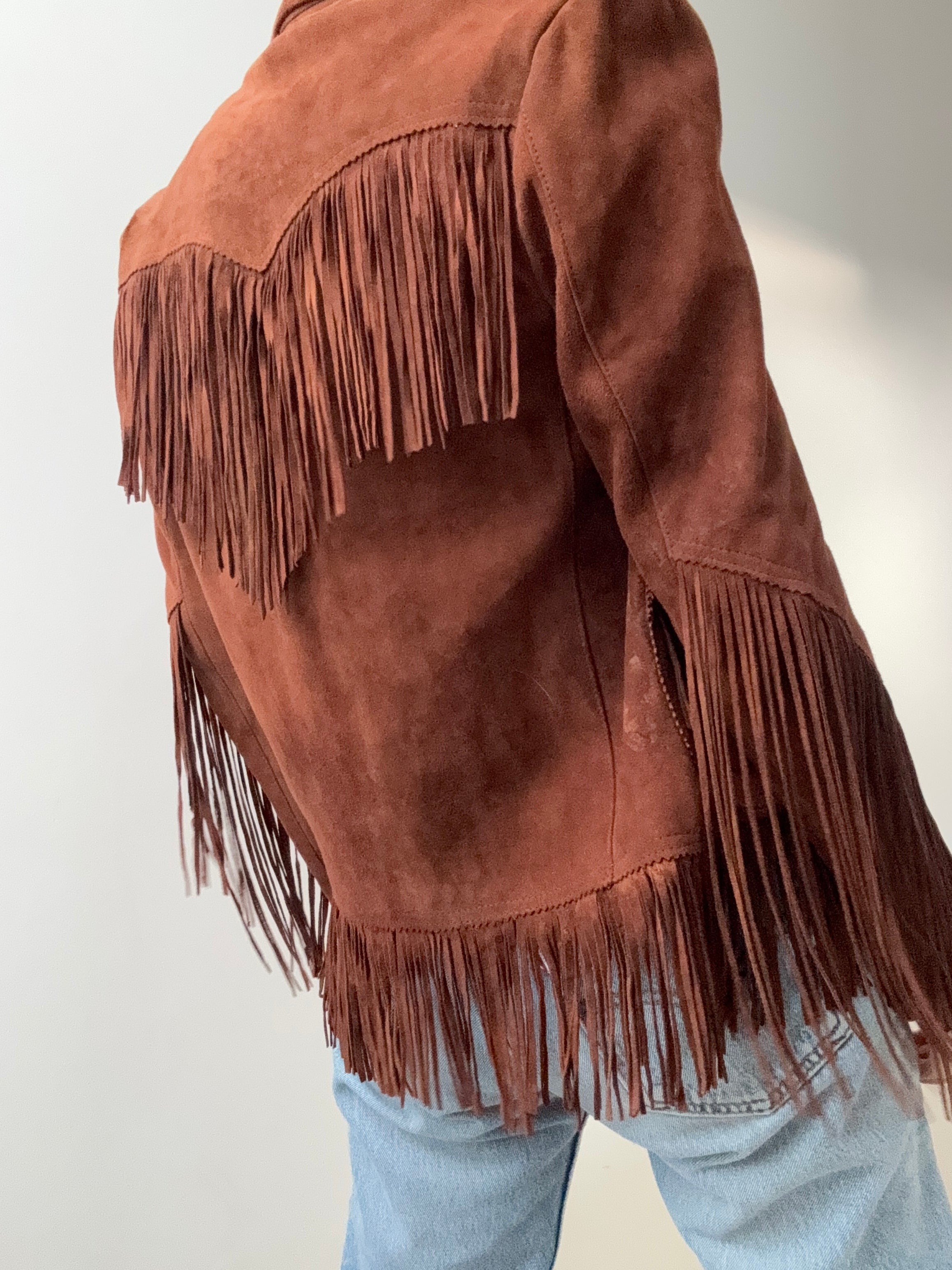 Brown Tassel Vintage Jacket