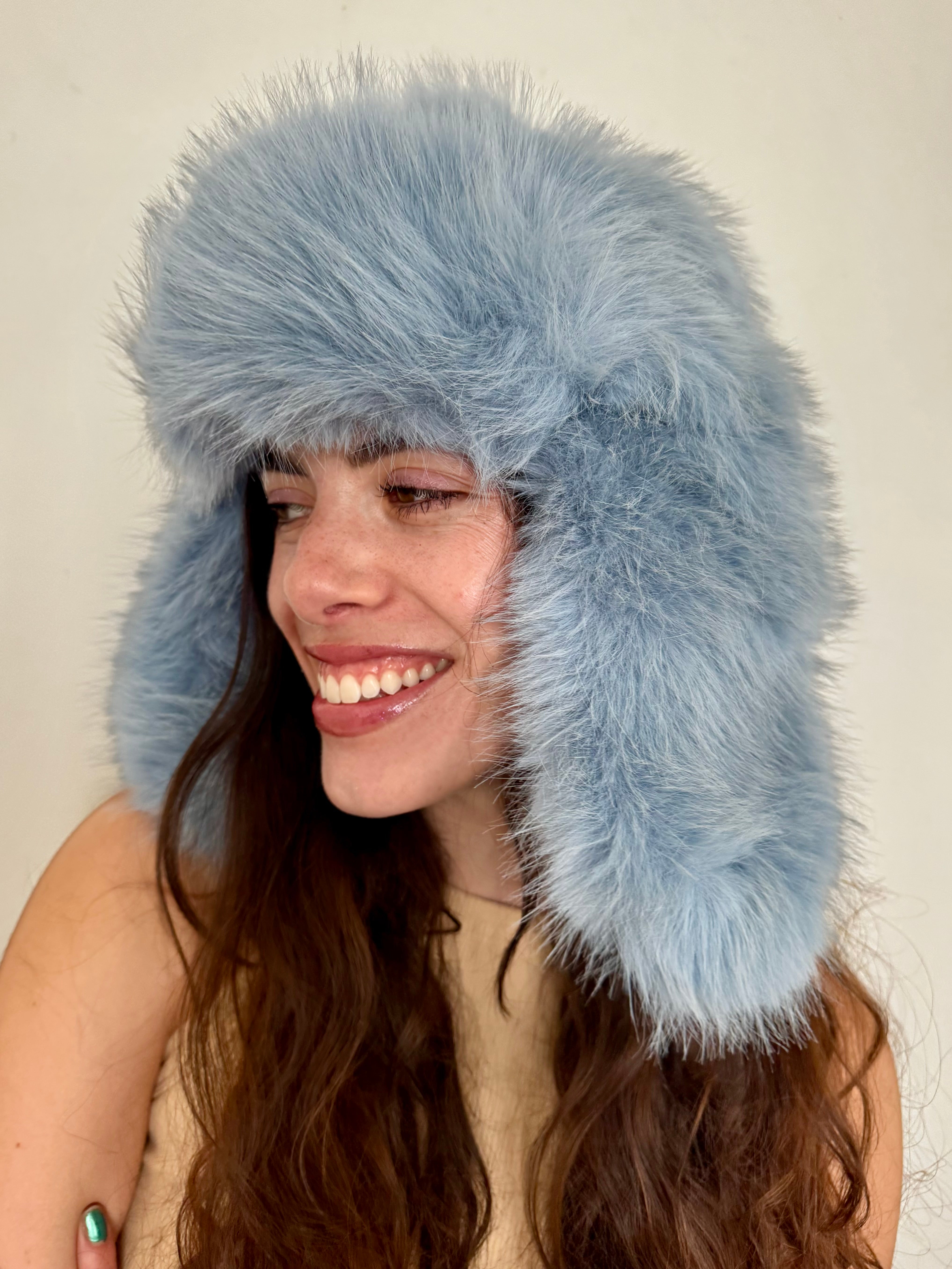 Trapper Hat Blue