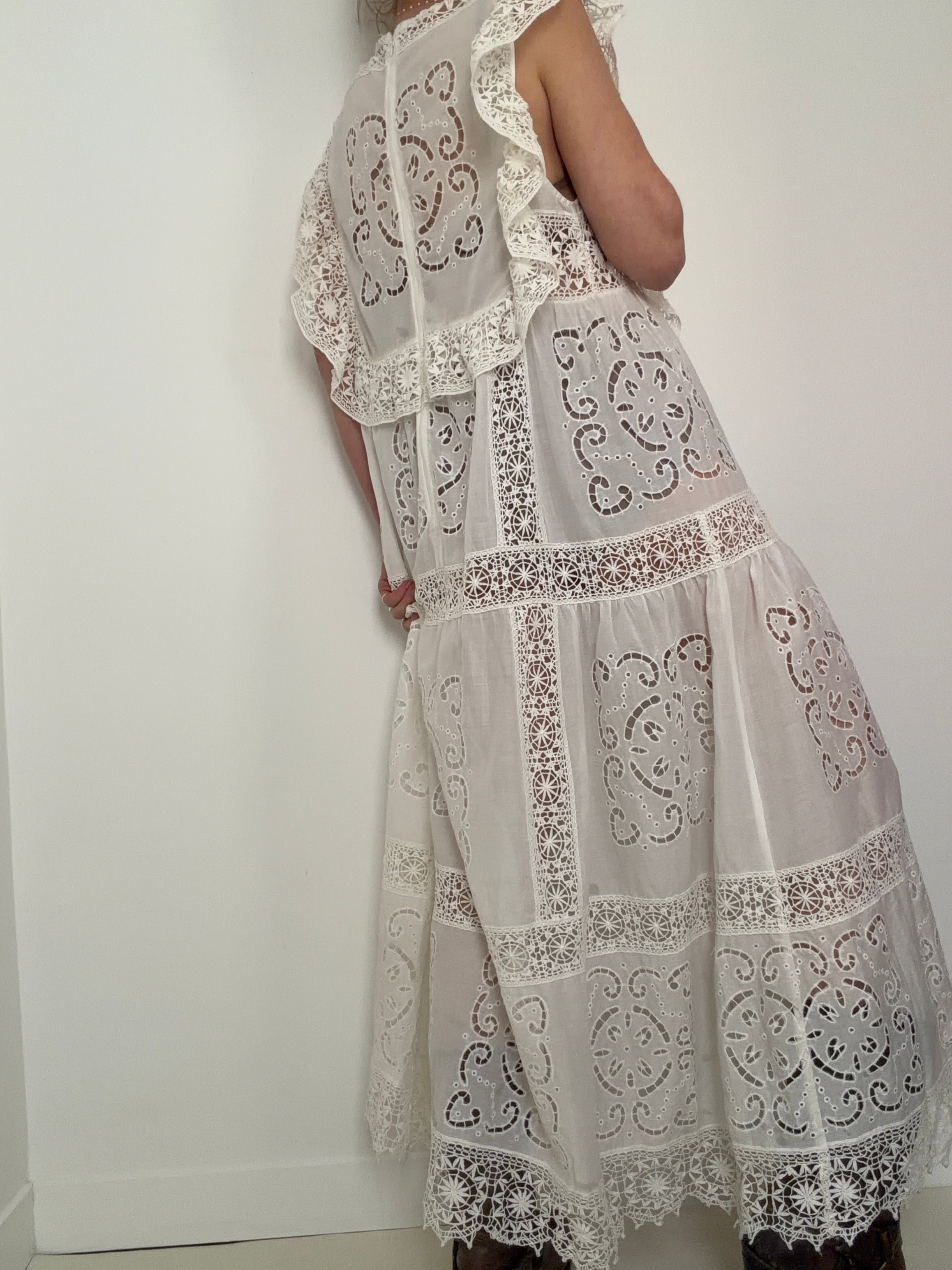 Dahlia Eyelet Maxi Dress
