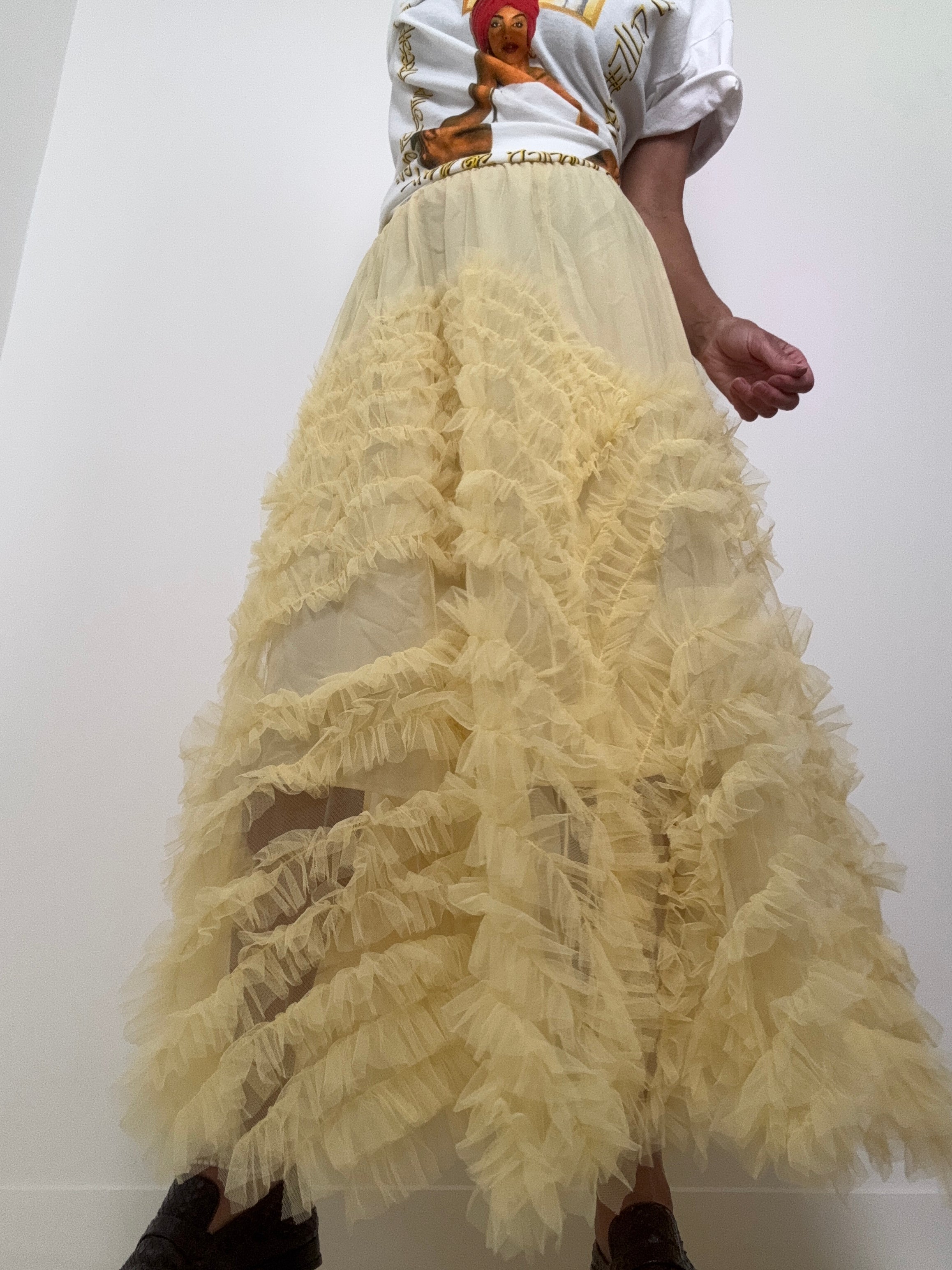 Sunshine Tulle Maxi Skirt