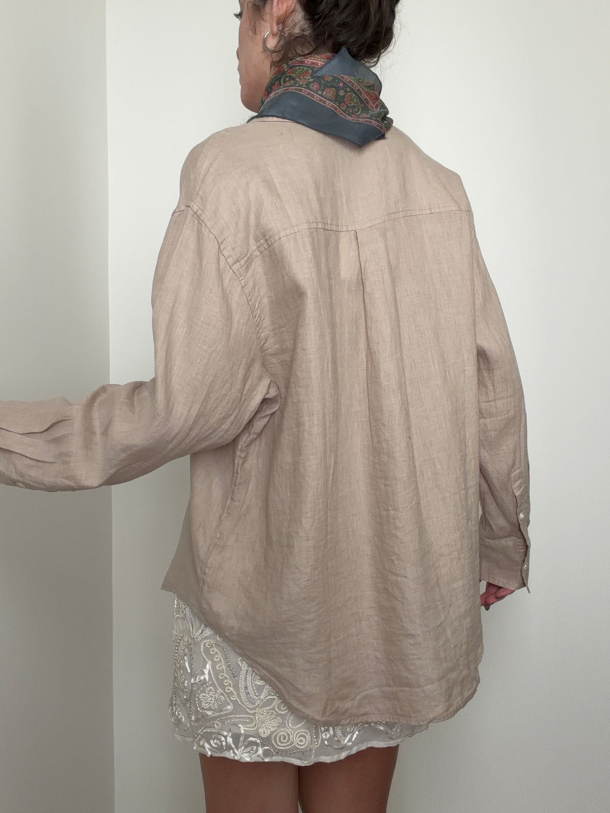 Linen Oversized Shirt Natural