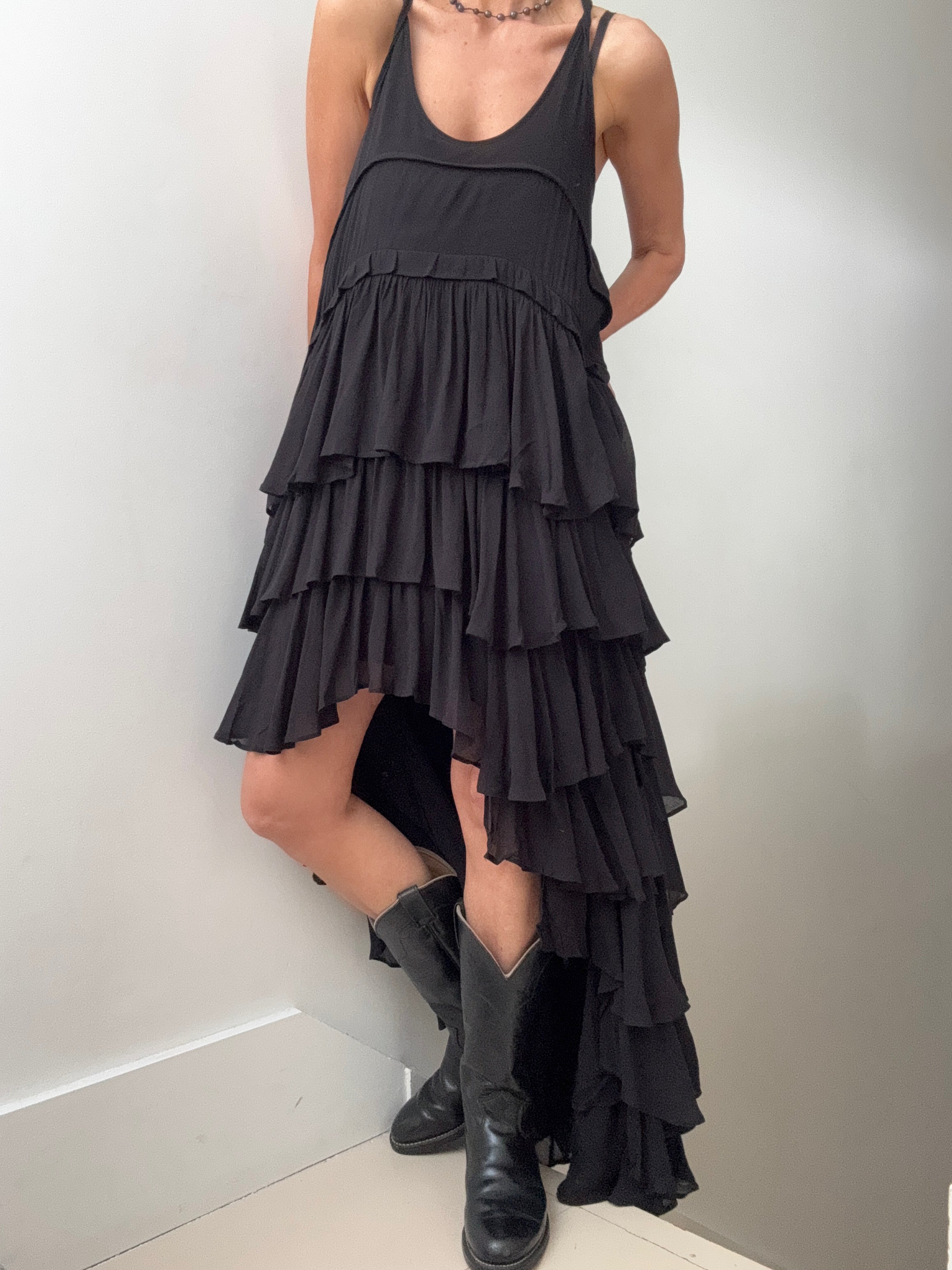 All Saints Dresses Cavarly Tiered Ruffle Maxi Dress