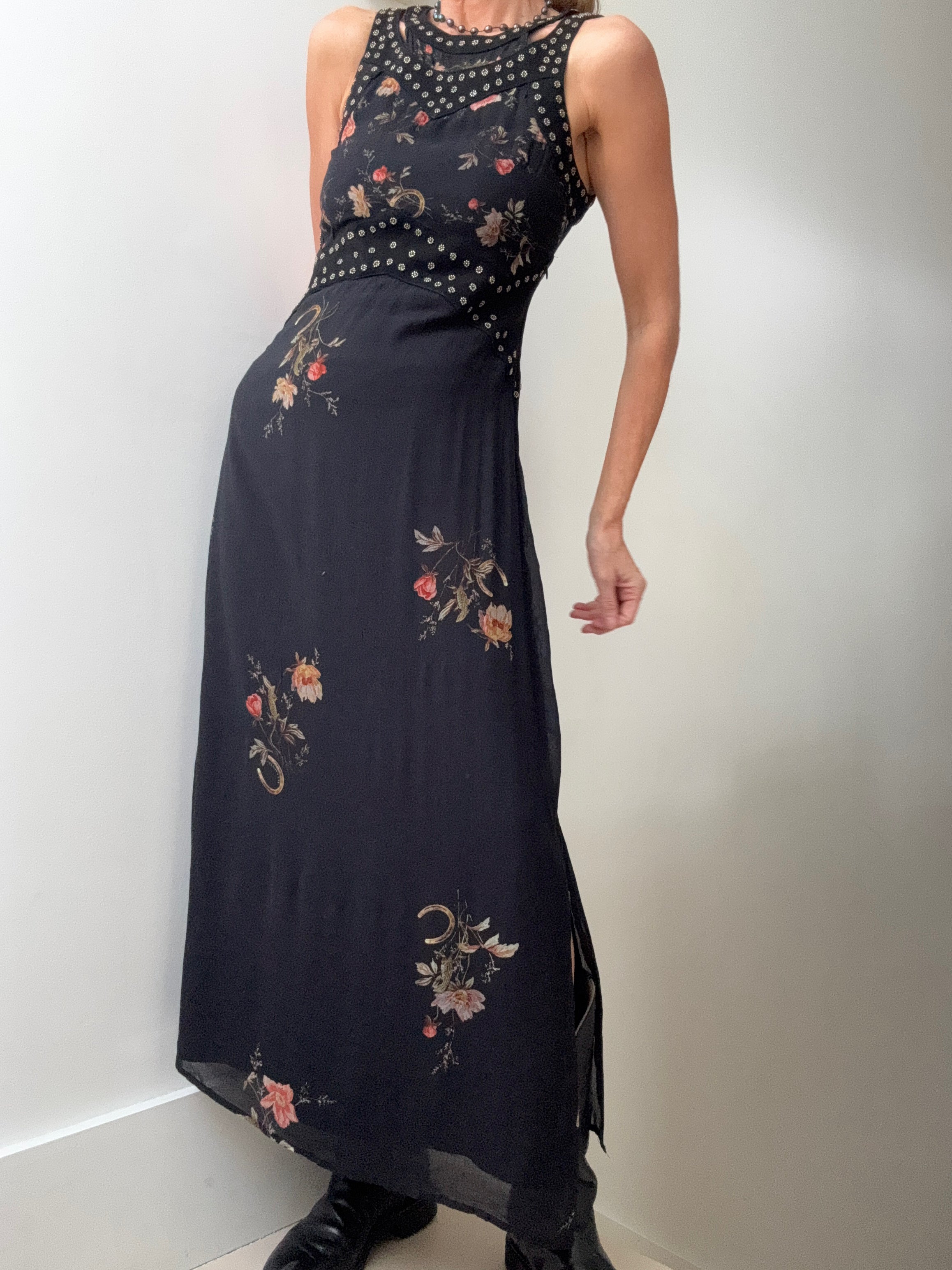 All Saints Dresses Jessie Tanana Floral Print Maxi