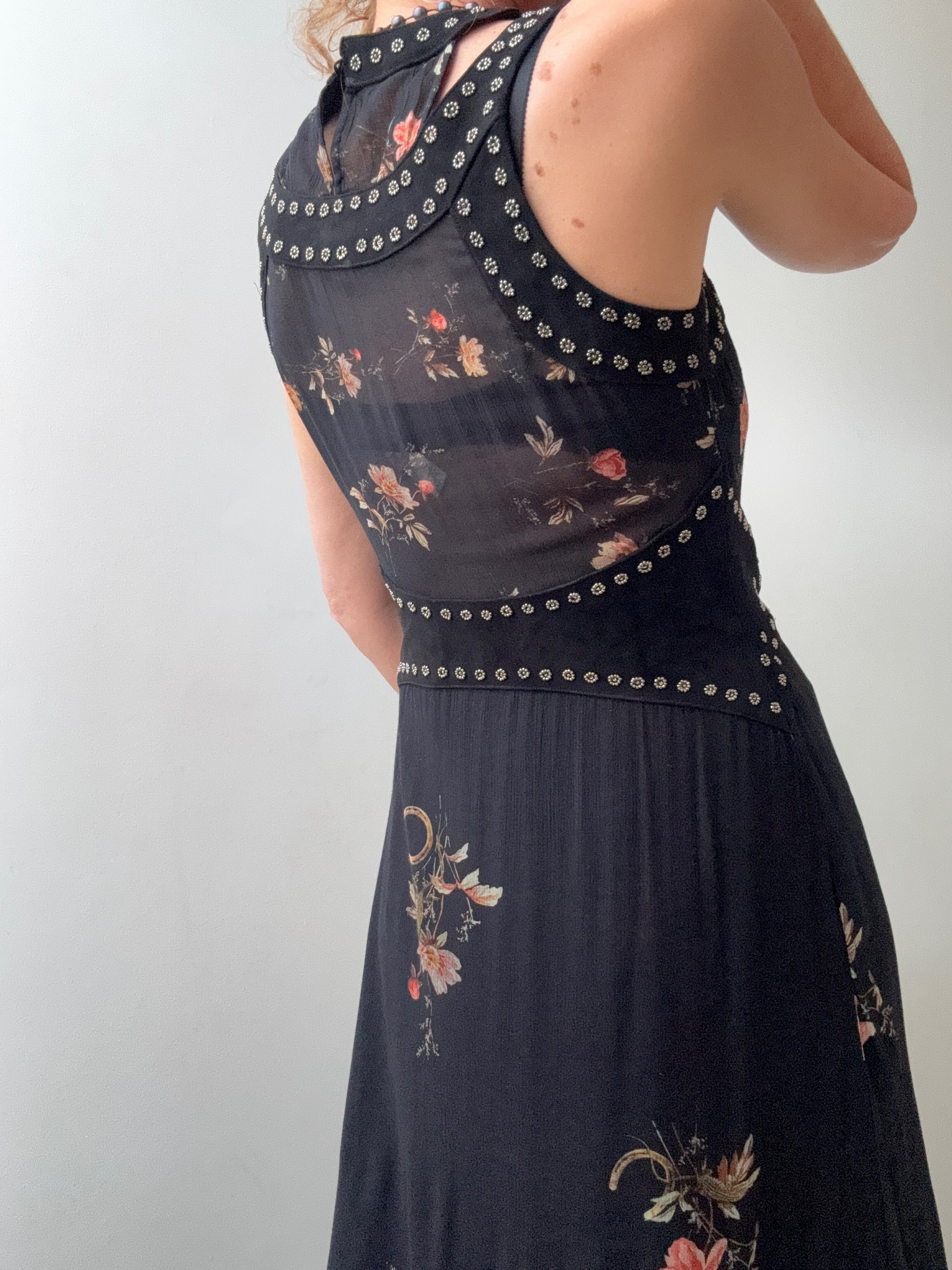 All Saints Dresses Jessie Tanana Floral Print Maxi
