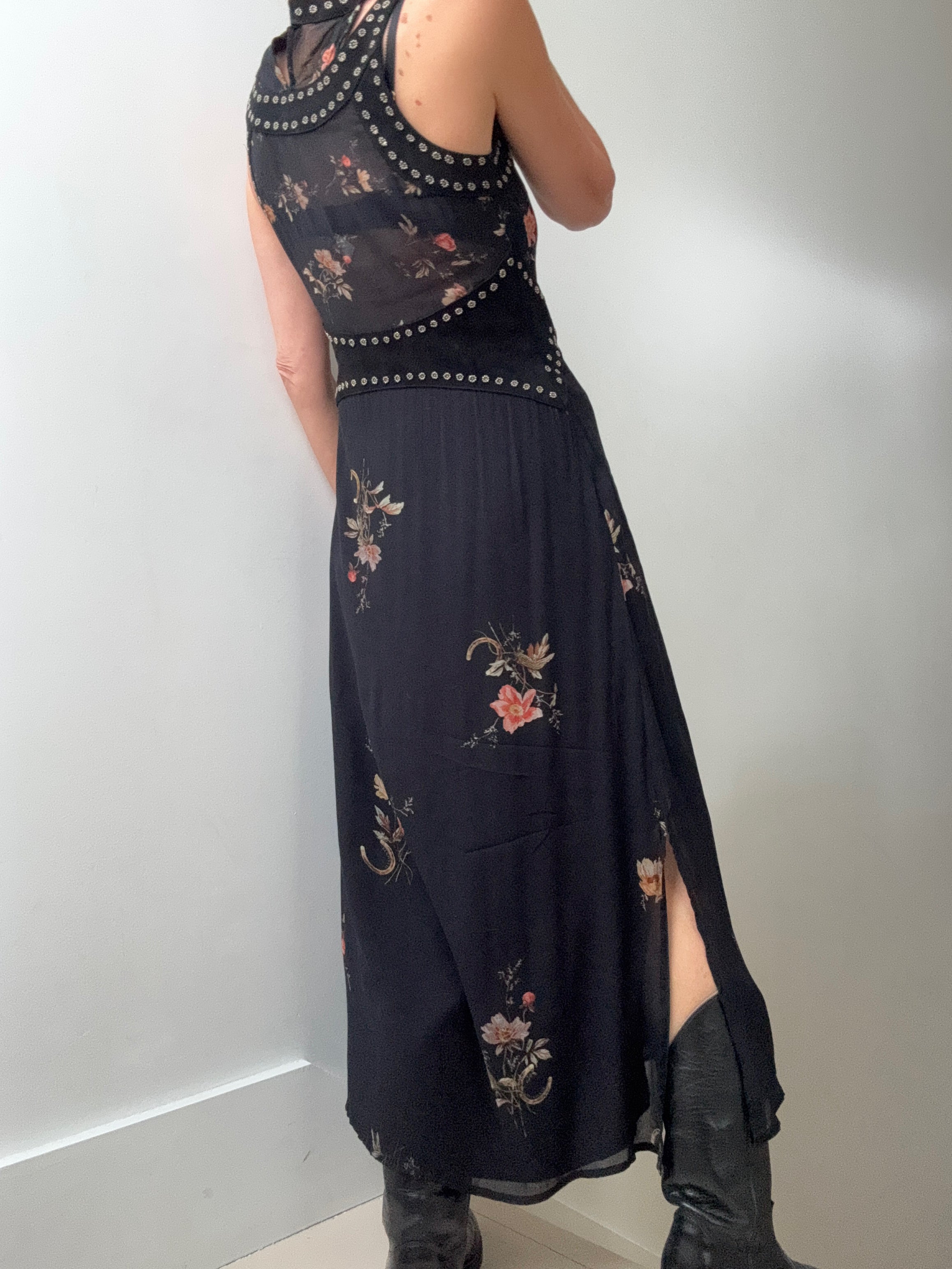 All Saints Dresses Jessie Tanana Floral Print Maxi