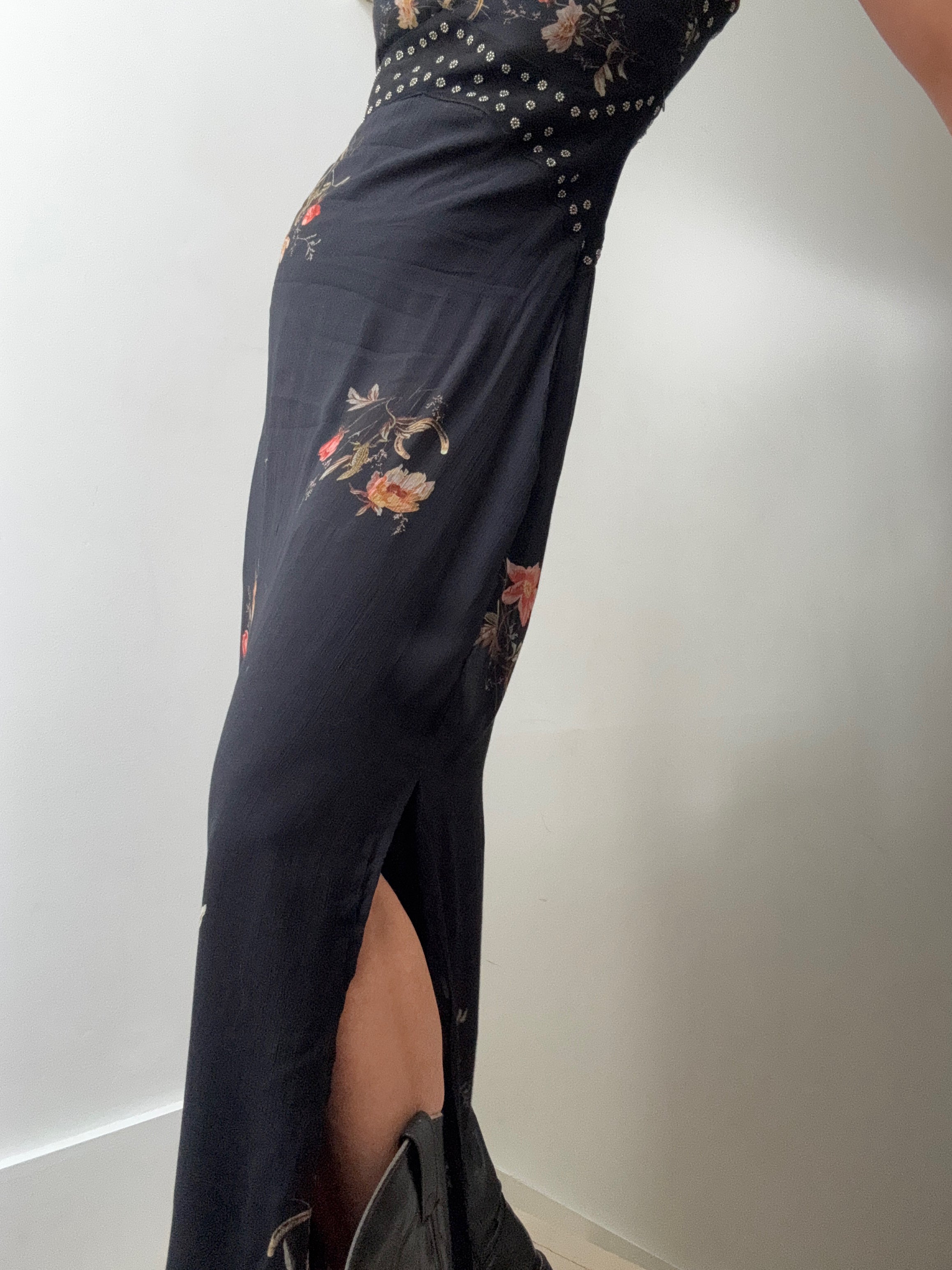 All Saints Dresses Jessie Tanana Floral Print Maxi