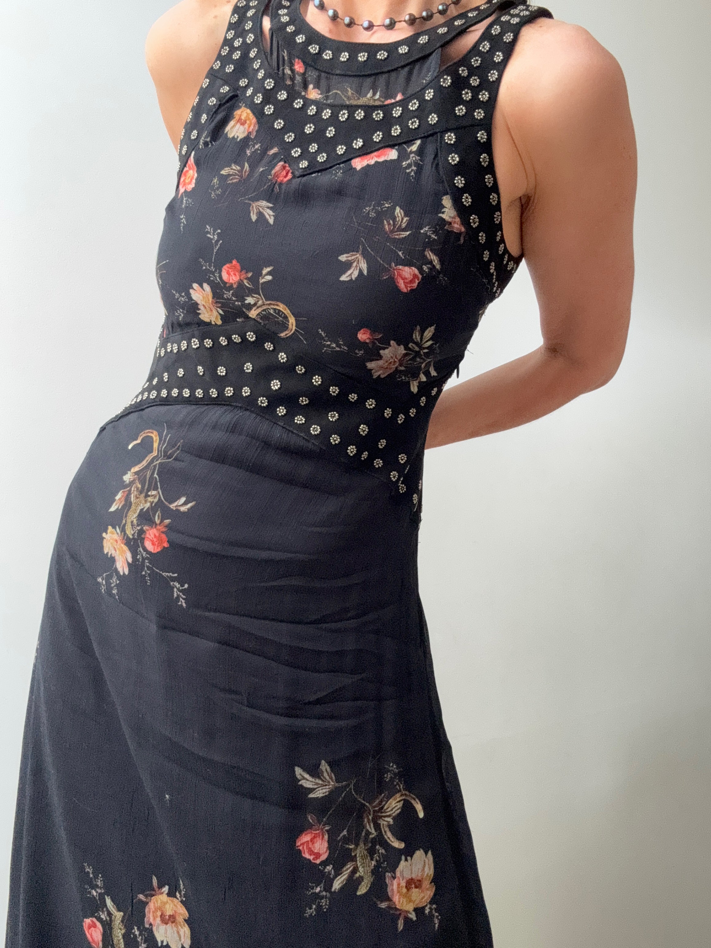 All Saints Dresses Jessie Tanana Floral Print Maxi