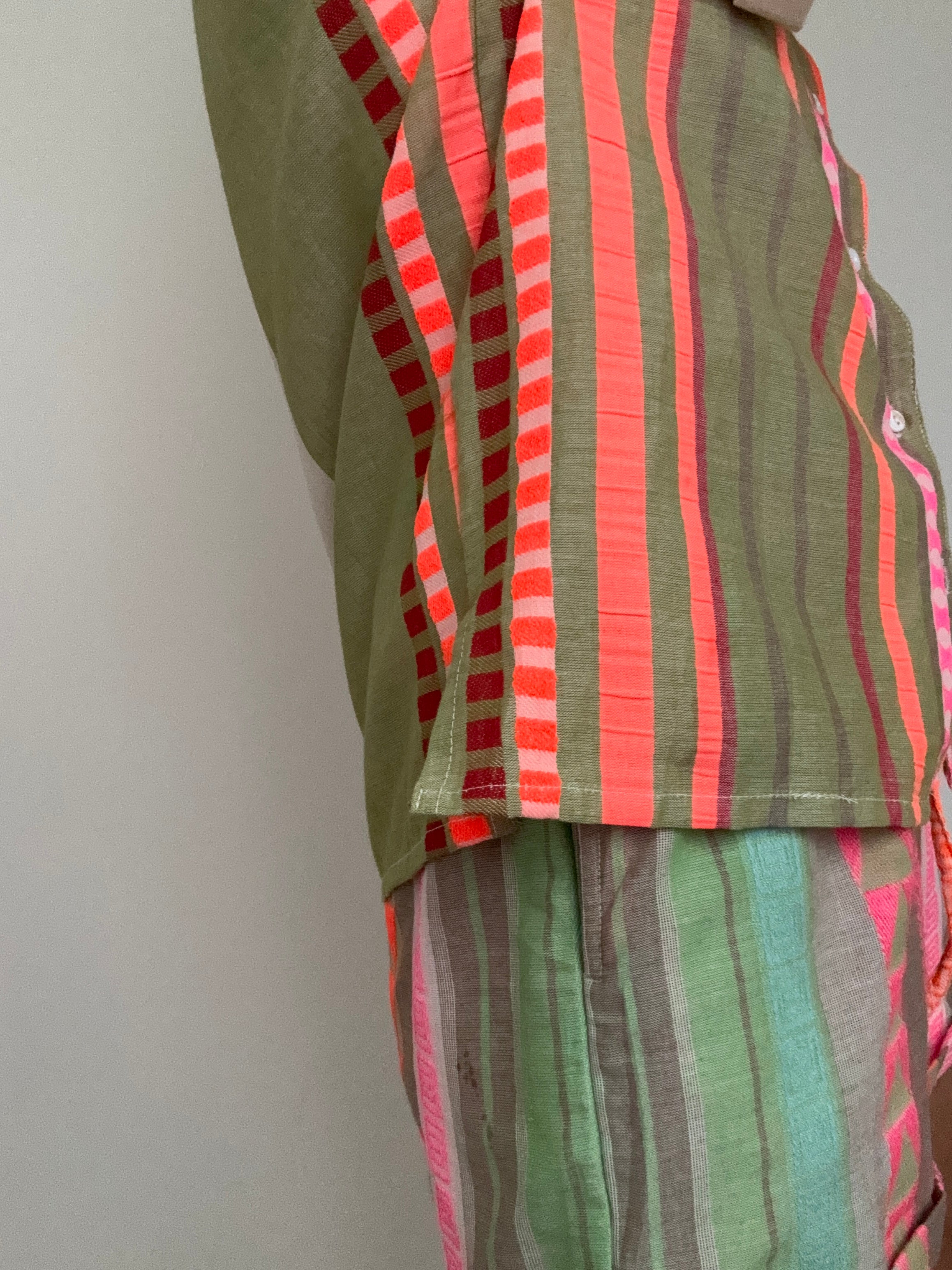 Shorts & Shirt Set Fluro & Green | Tops