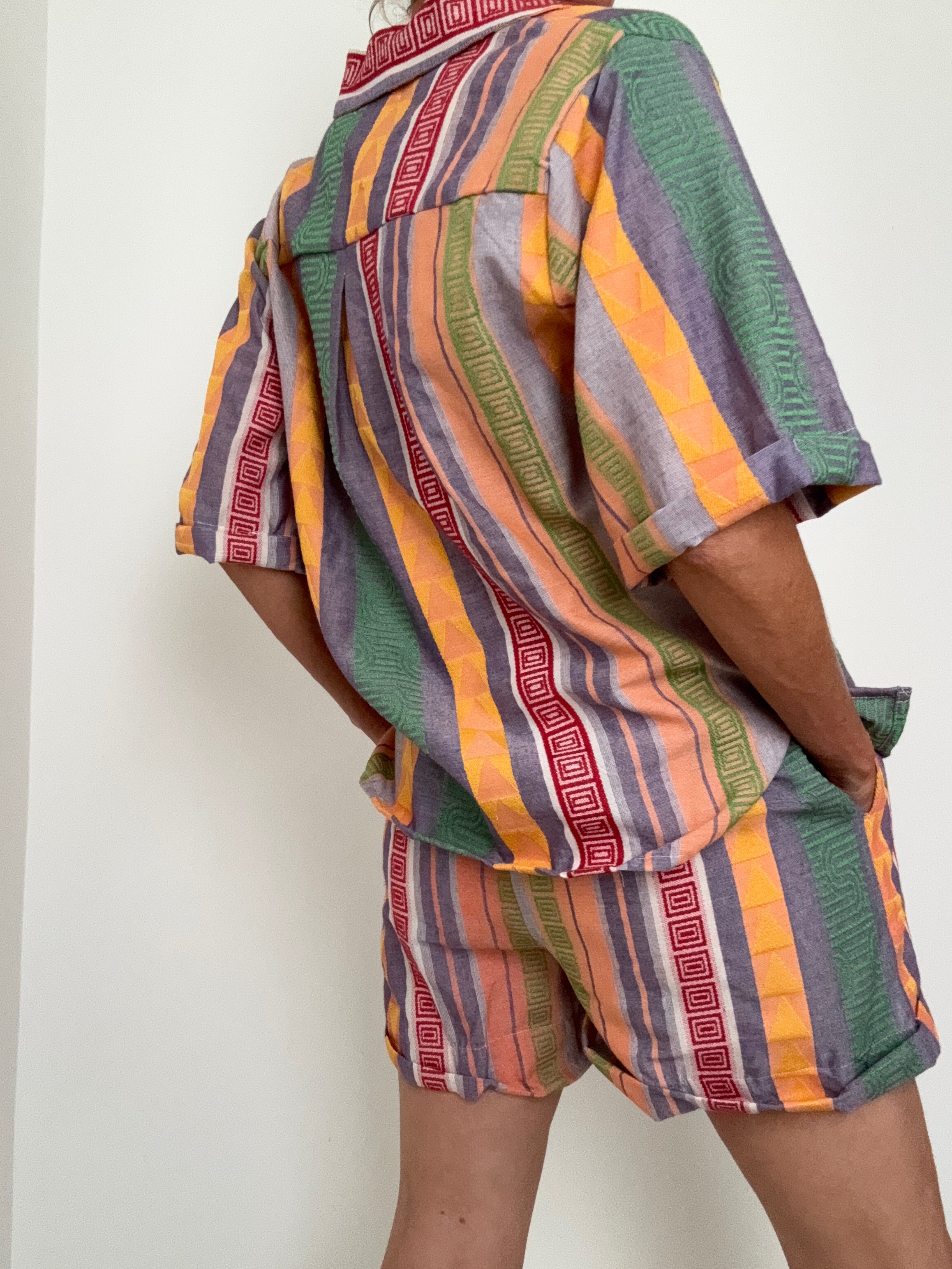 Antica Santoria Tops Rosa Shorts & Shirt Set Rosa