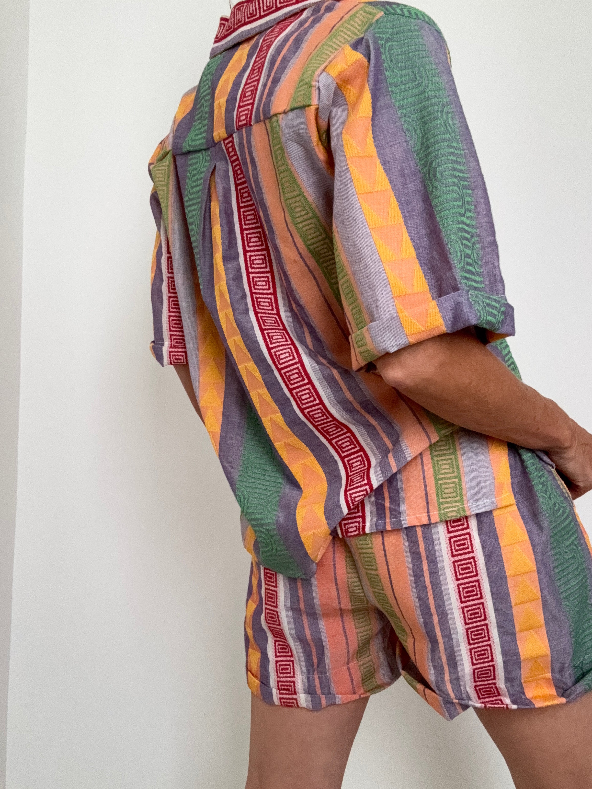 Antica Santoria Tops Rosa Shorts & Shirt Set Rosa