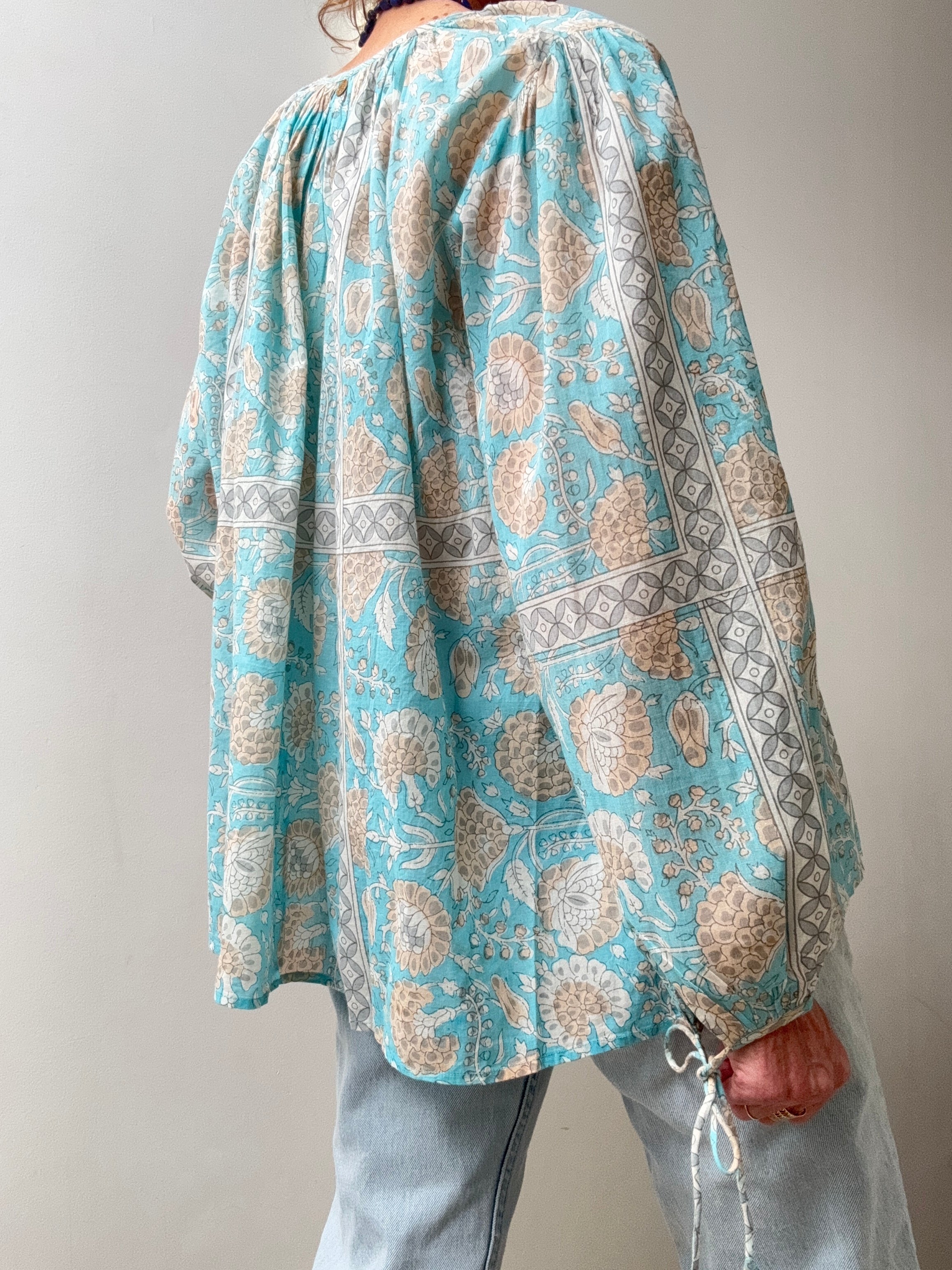 Antik Batik Flavie Blouse Blue | Blouses