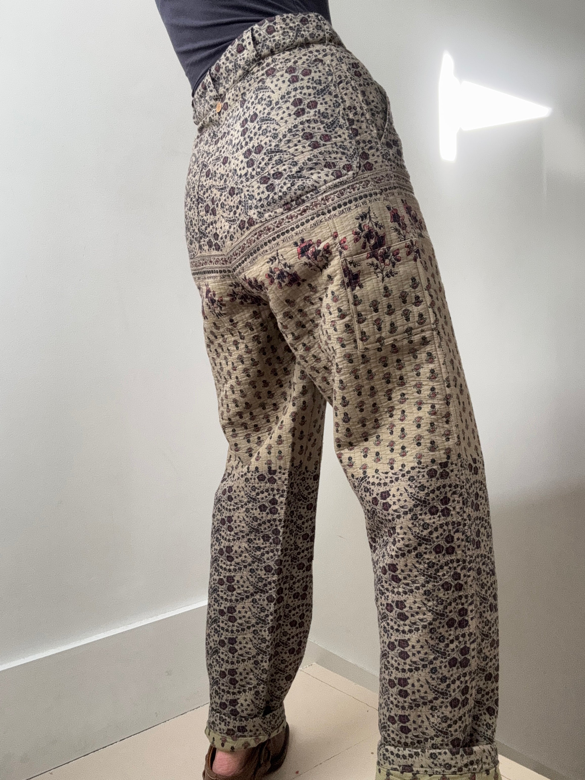 Irina Quilt Block Print Pants | Pants