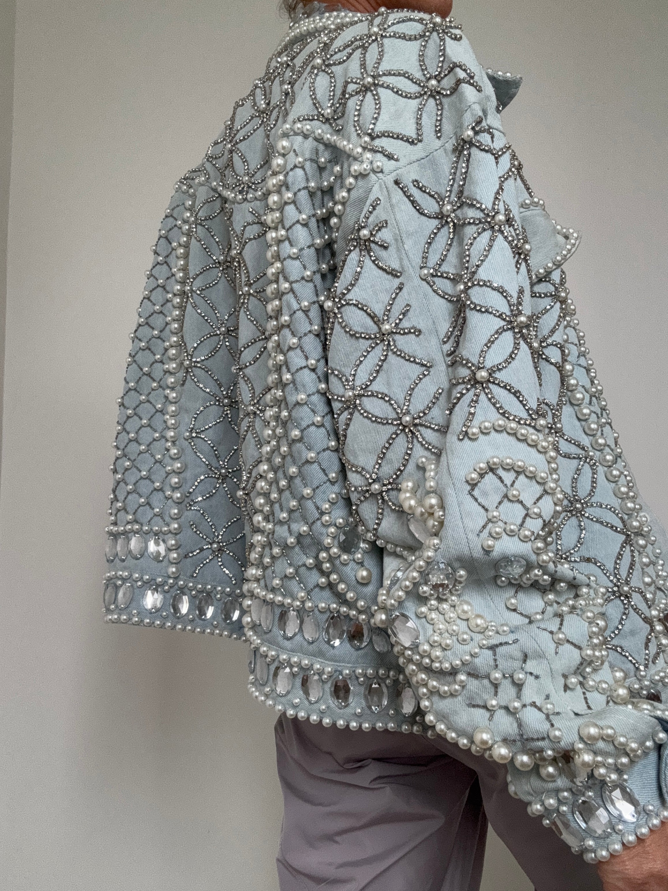 ASOS Luxe Jackets EU36/UK8 Asos Luxe Embellished Denim Jacket