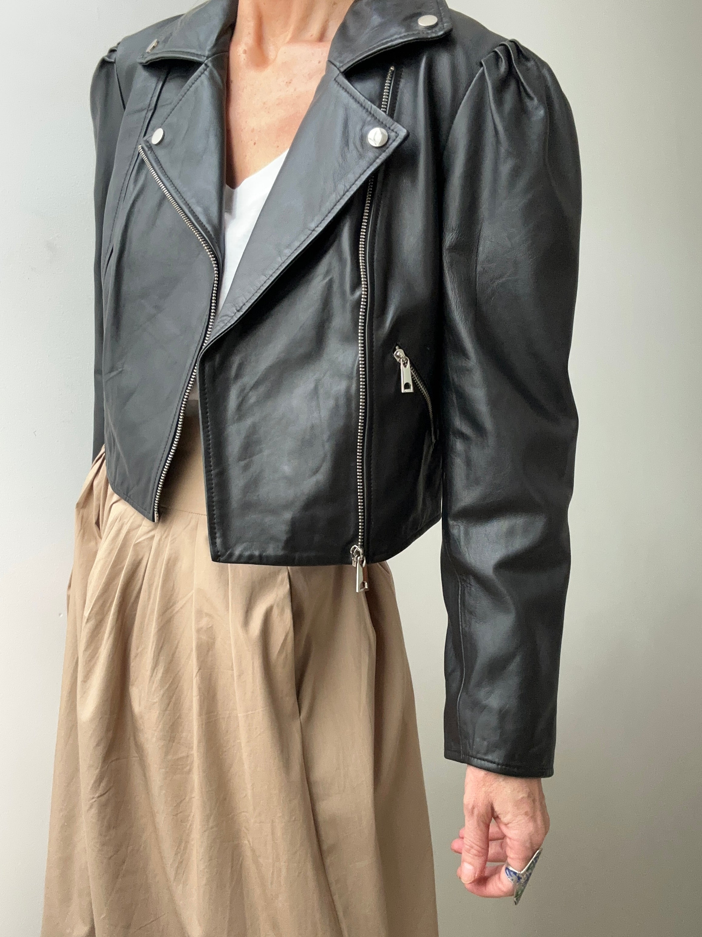 ba&sh Jackets Neilo Leather Jacket By Ba&Sh