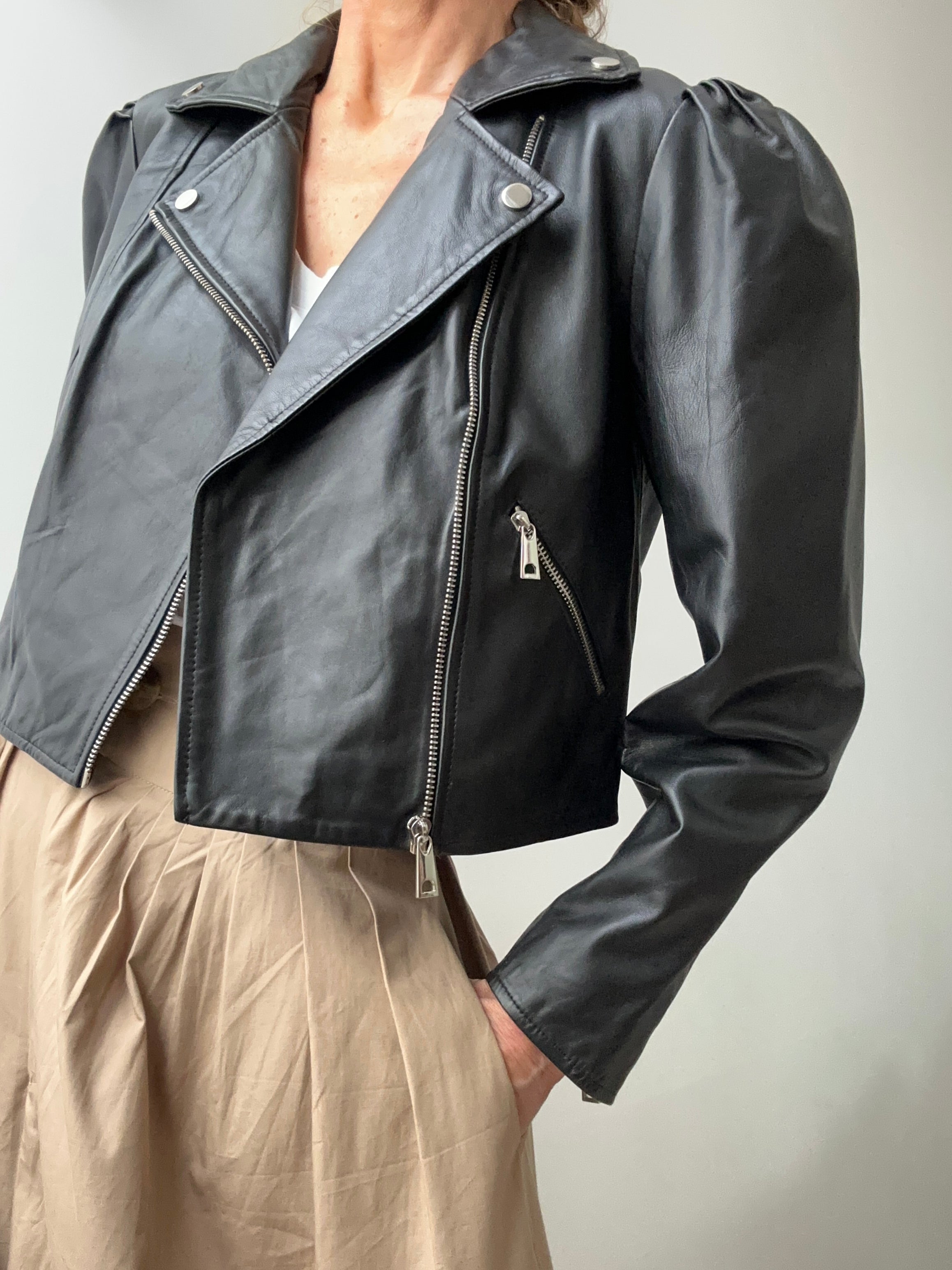 ba&sh Jackets Neilo Leather Jacket By Ba&Sh