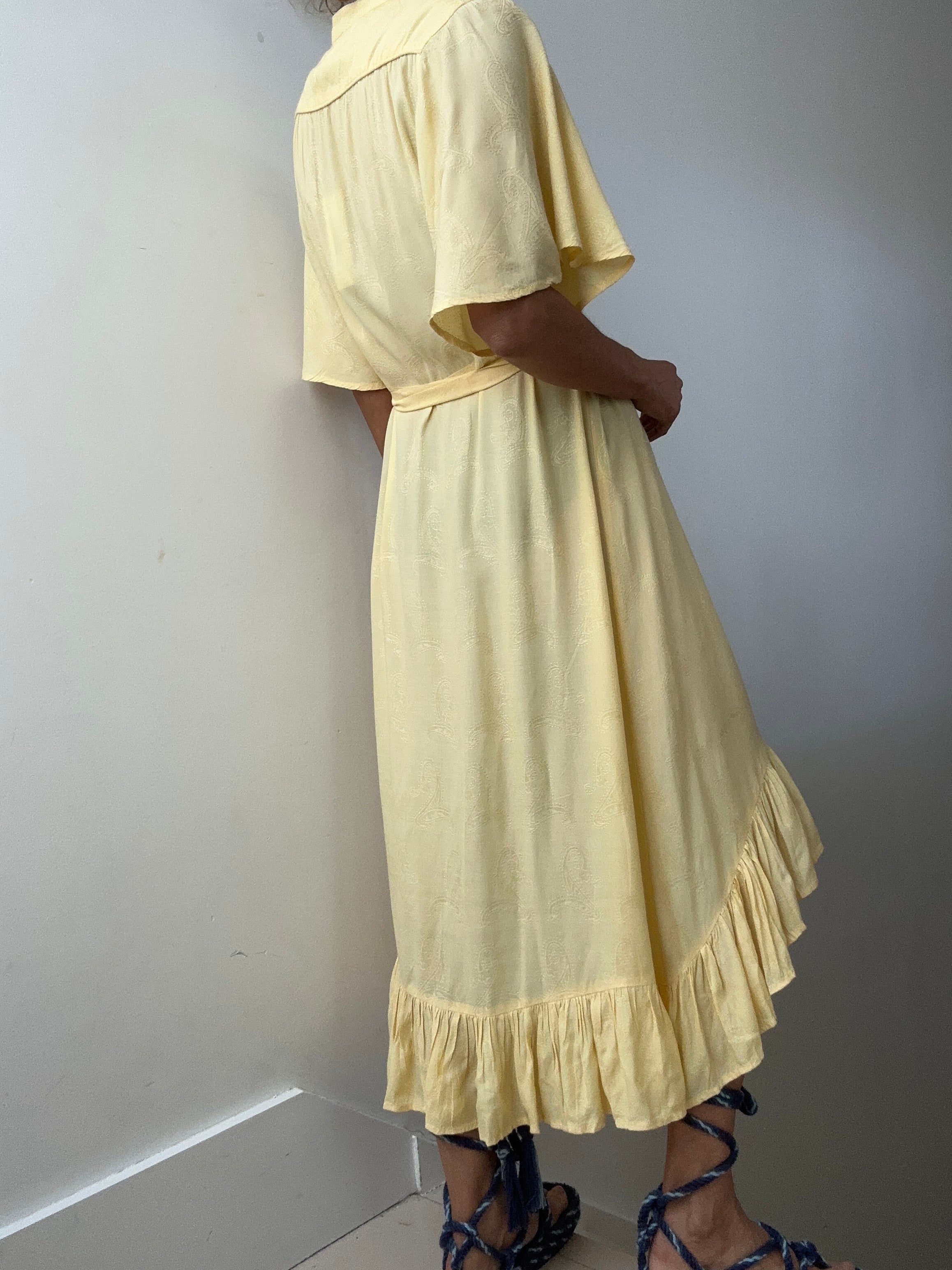 Belair Dresses Belair Summer Yellow Midi Dress