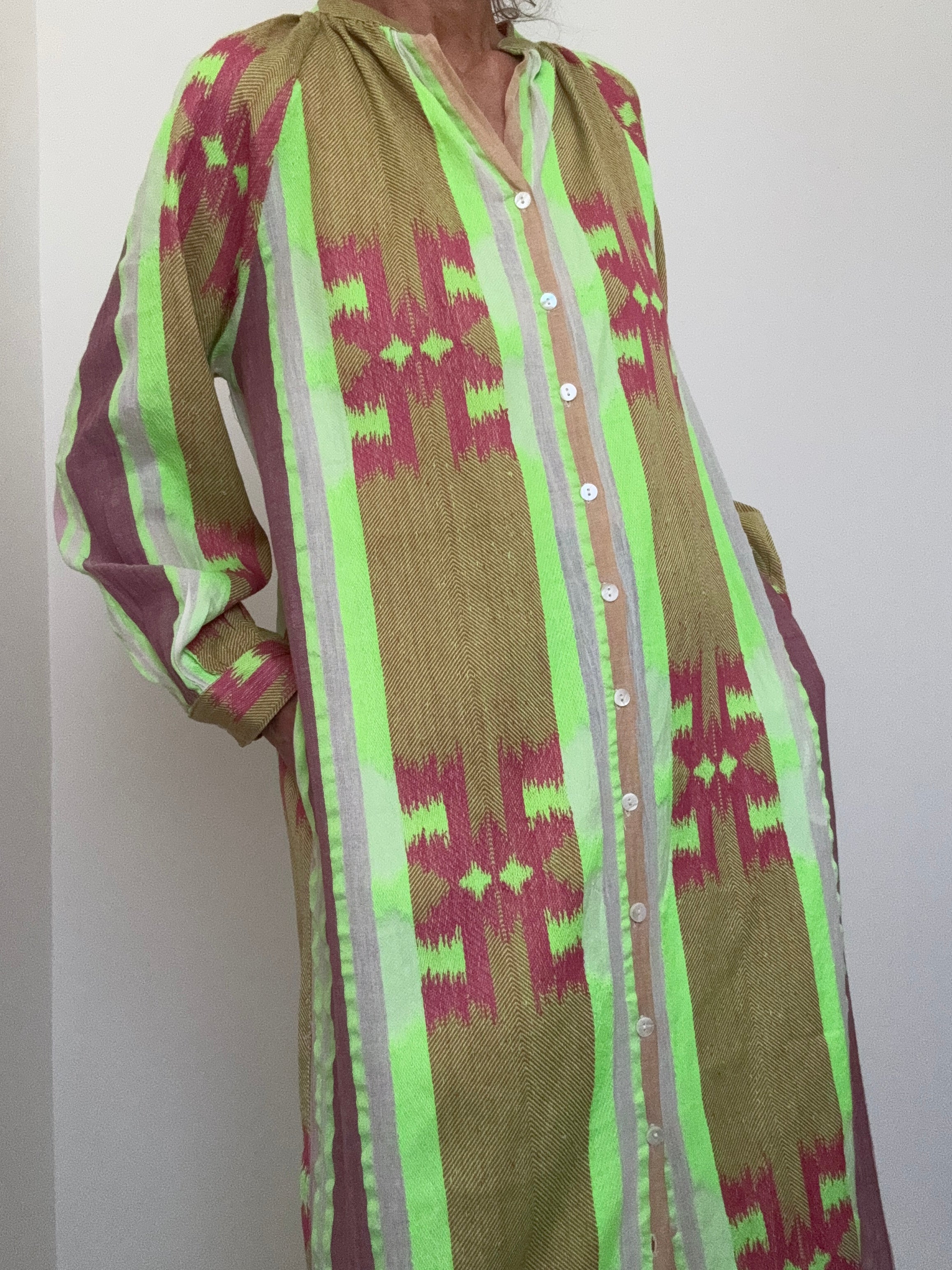 Bianca Paris Lime Shirtdress | Dresses