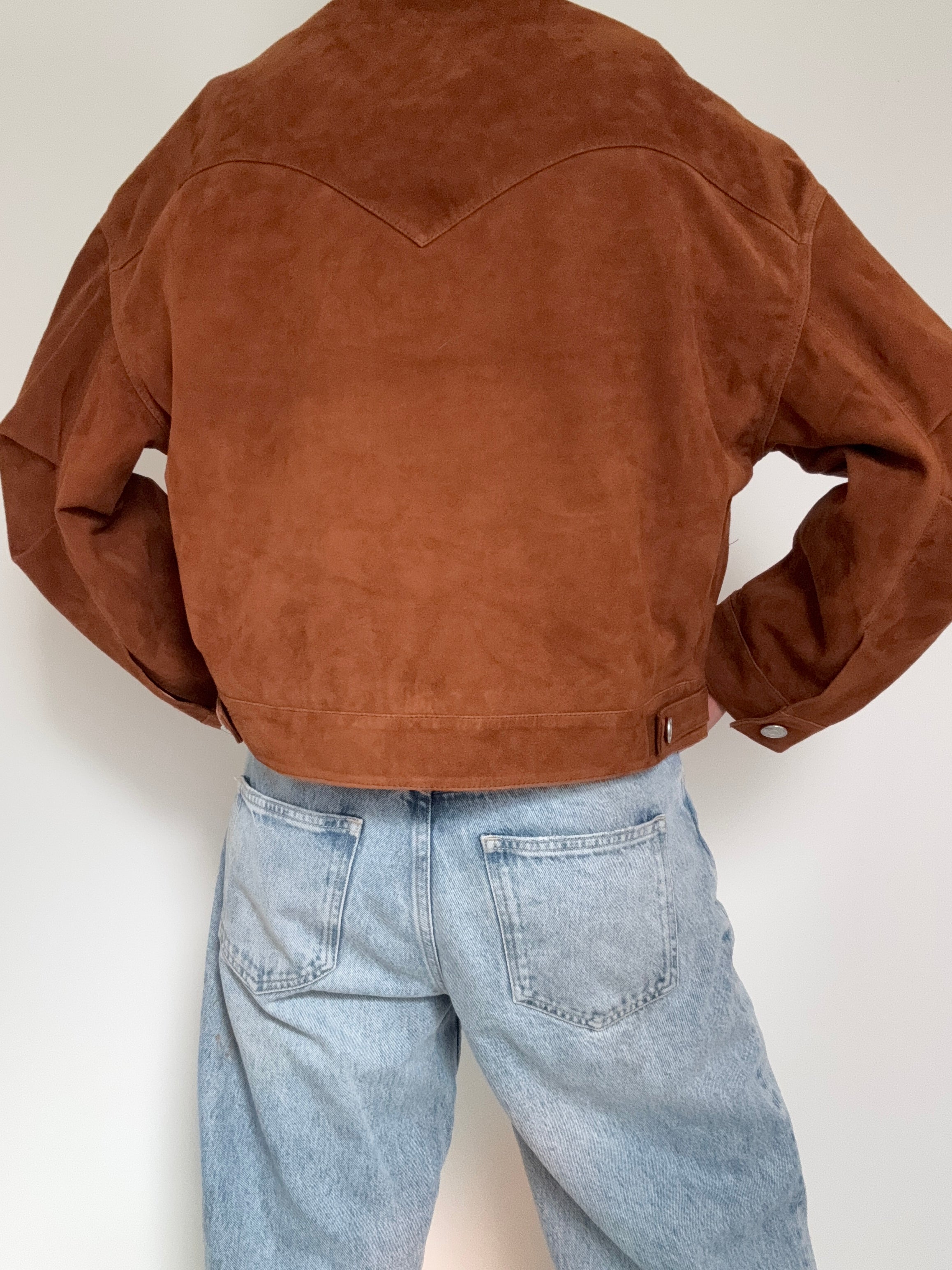 Caramel Suede Jacket | Jackets