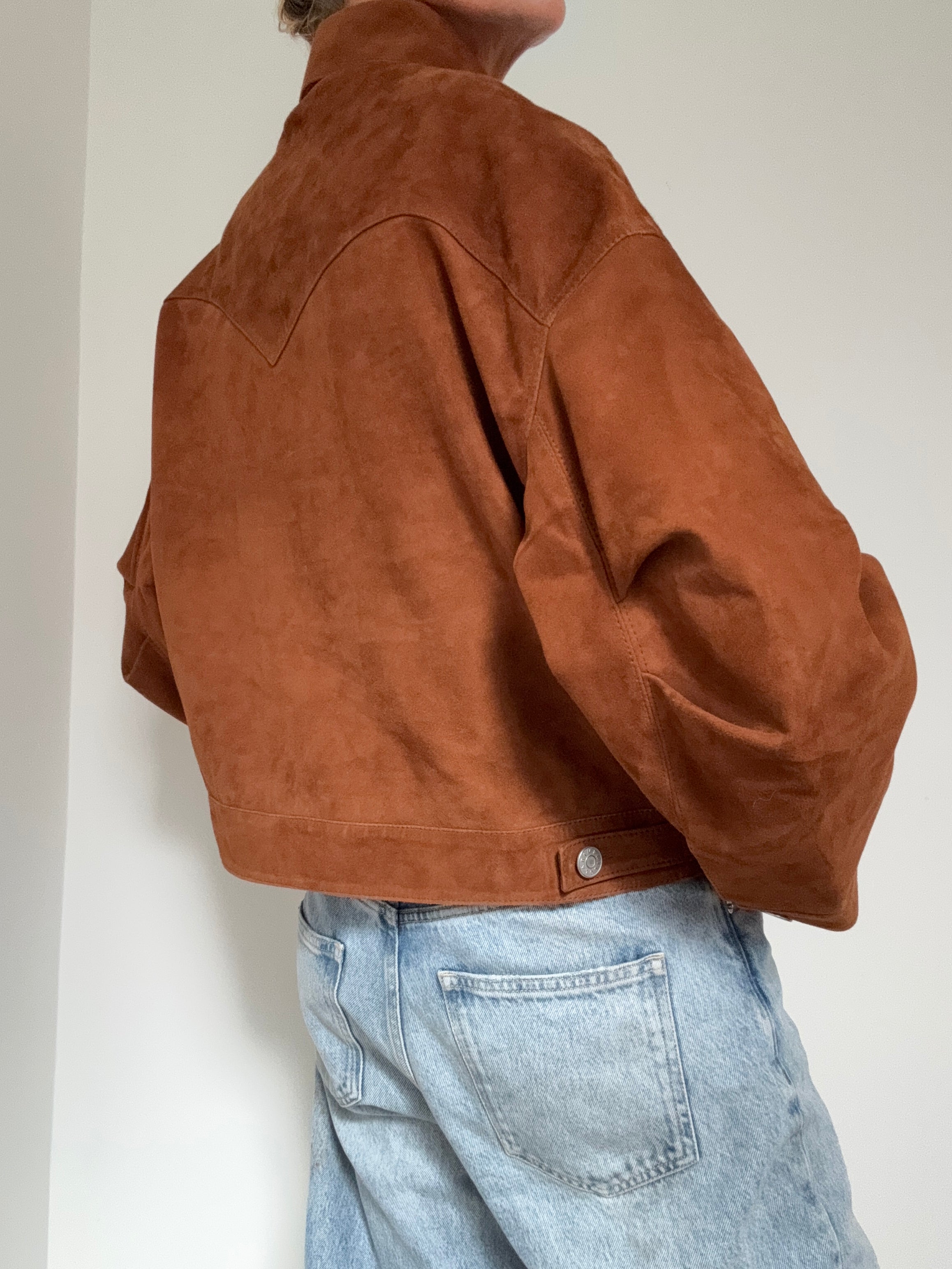 Caramel Suede Jacket | Jackets