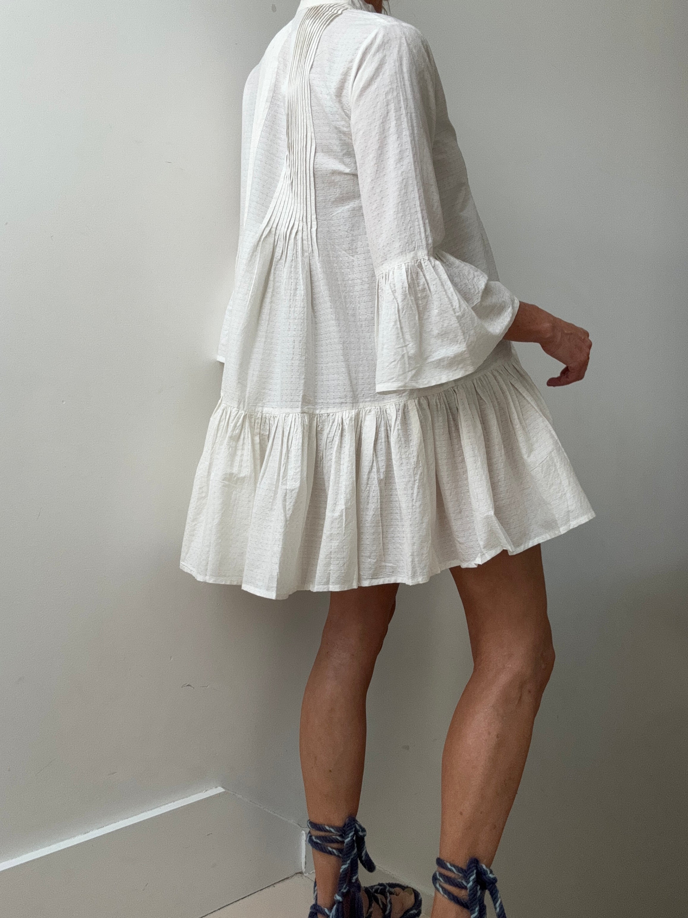 Evarae Dresses Cream Evarae Cotton Tunic