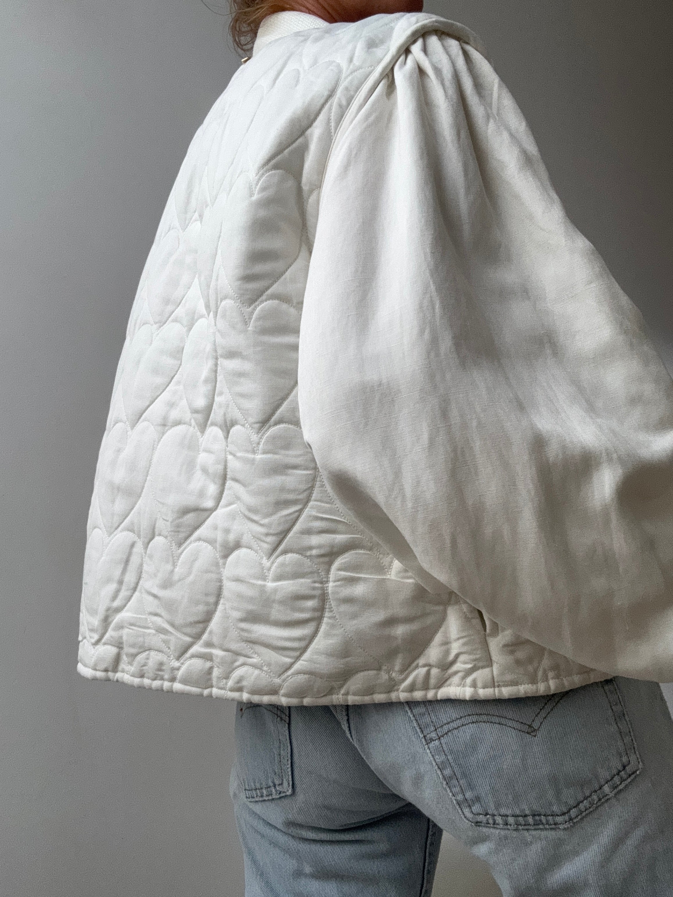 Fabienne Chapot Jackets Fabienne Chapot White Heart Jacket