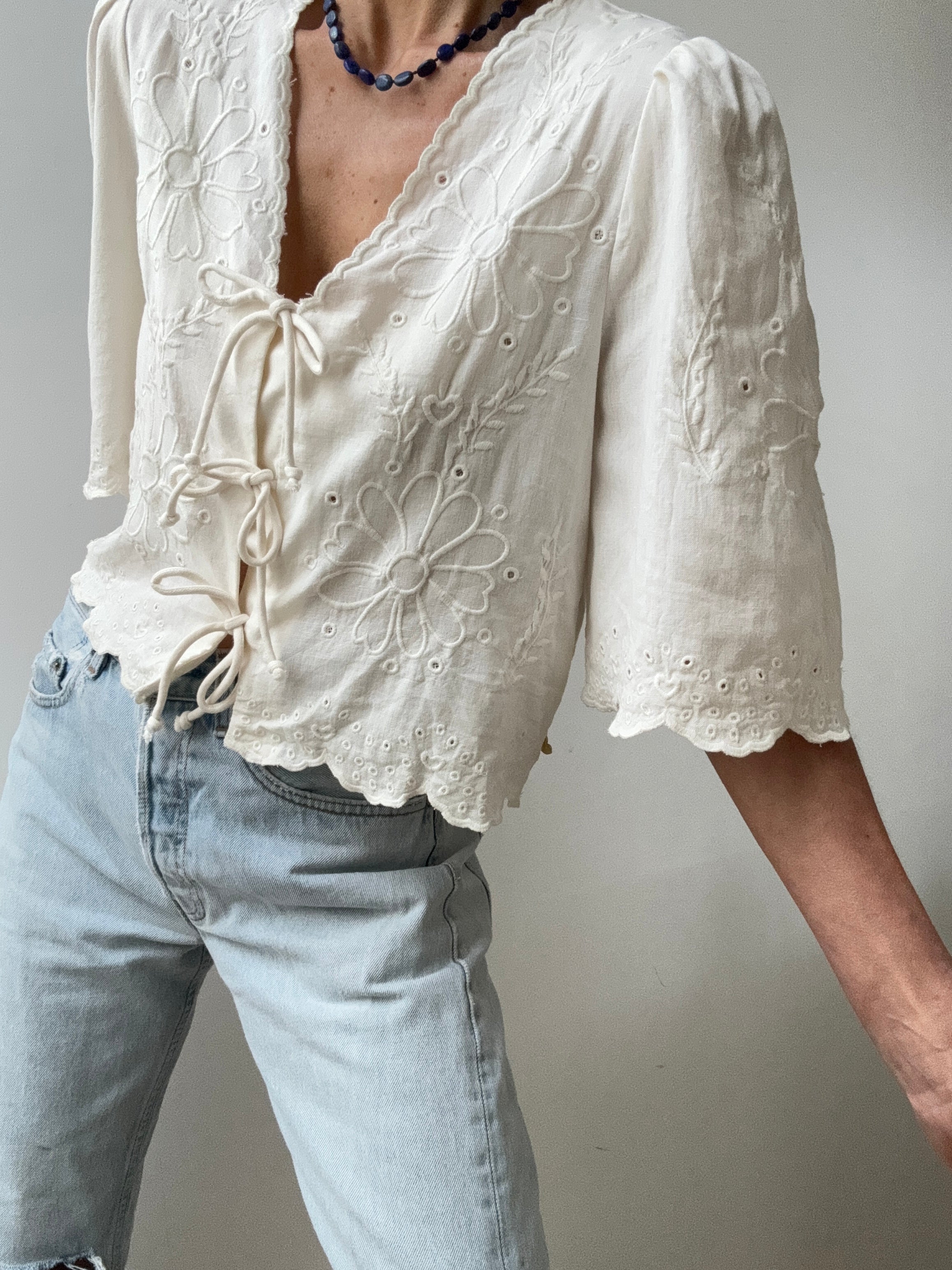 Sterre SS Top Cream | Tops