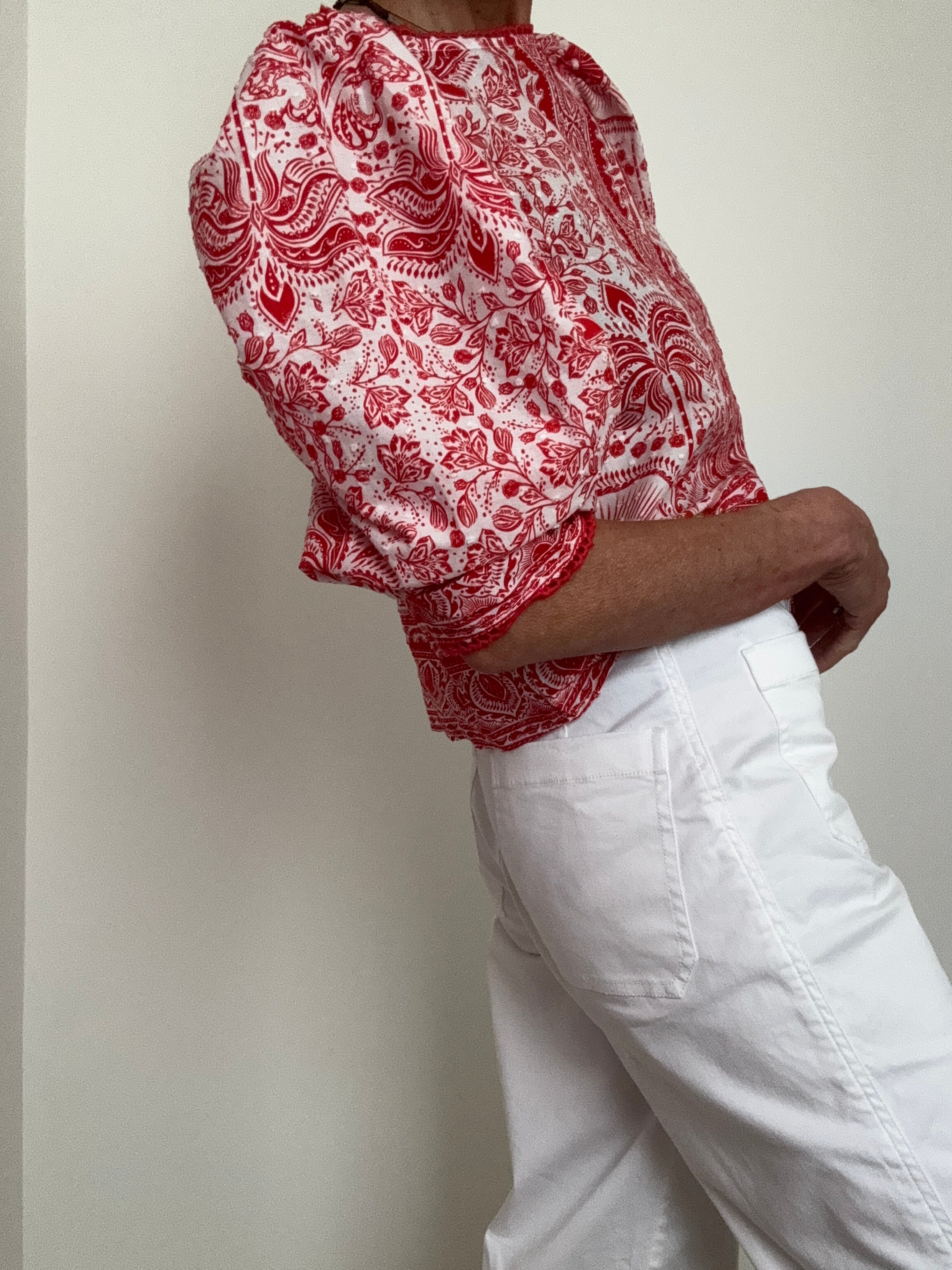 Farm Rio Blouses Farm Rio Ricamino Blouse Print