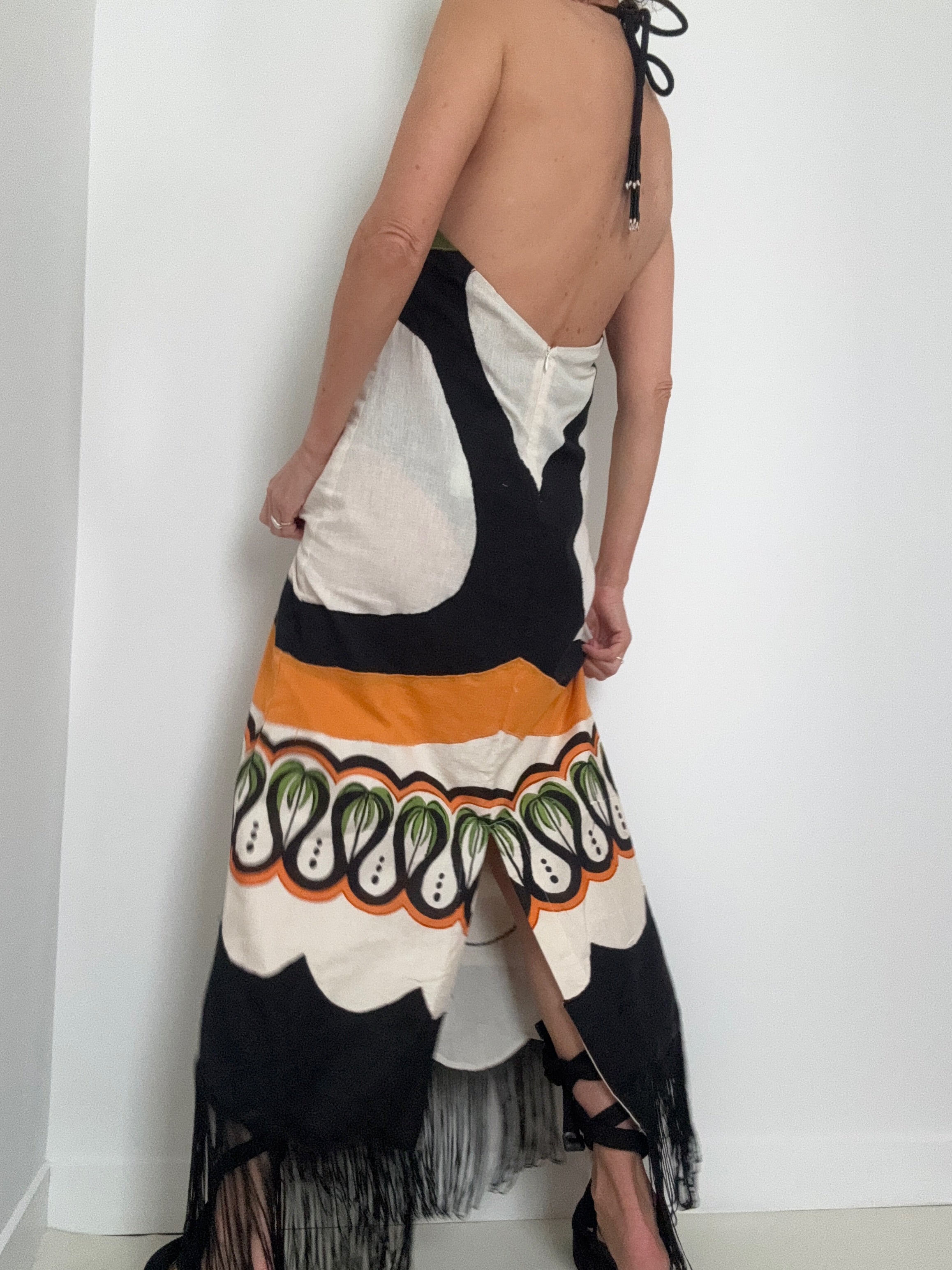 Coconut Tree Flow Euroflax Dress | Dresses