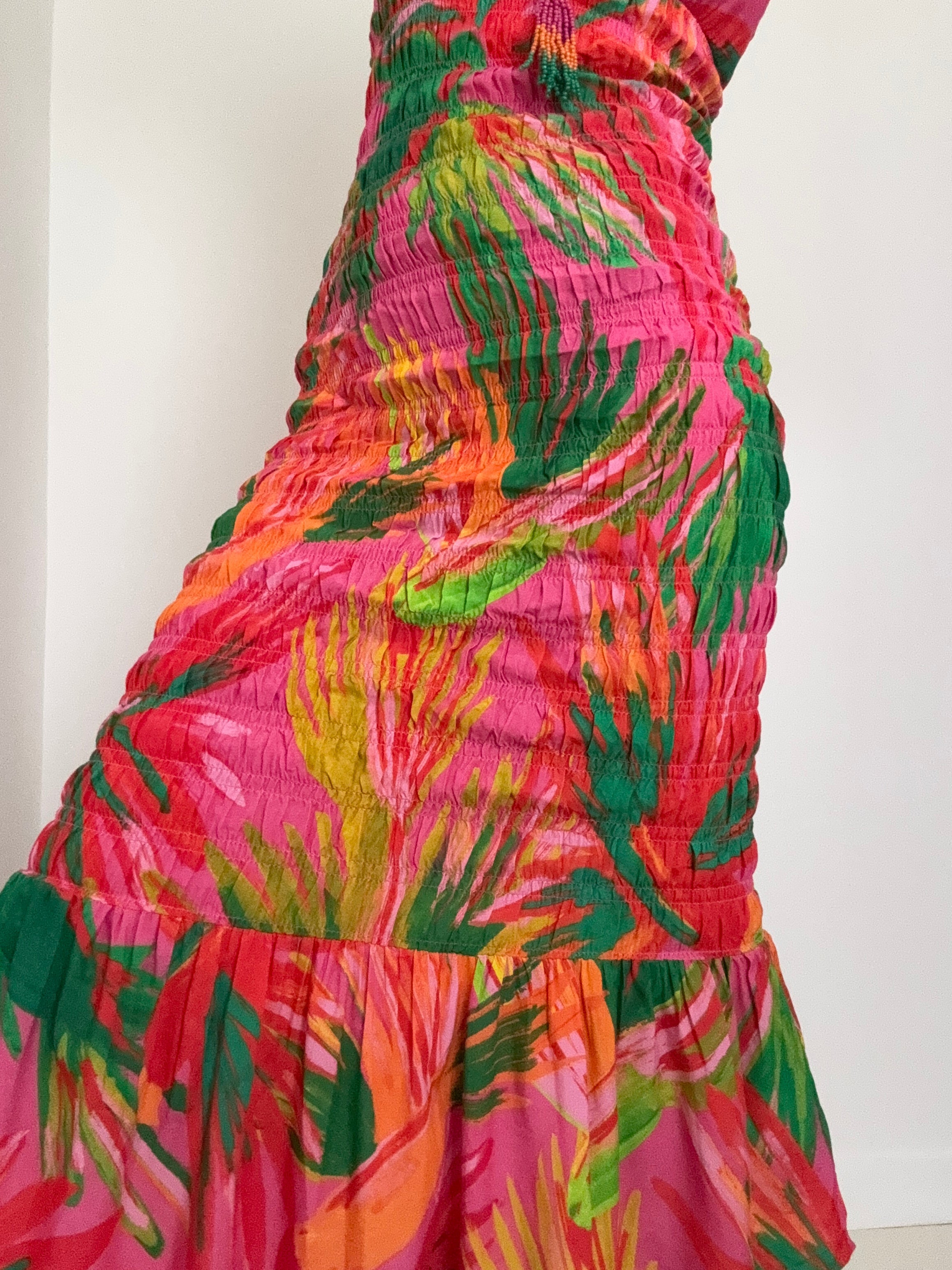 Farm Rio Dresses Farm Rio Anthropologie Rouched Midi Dress