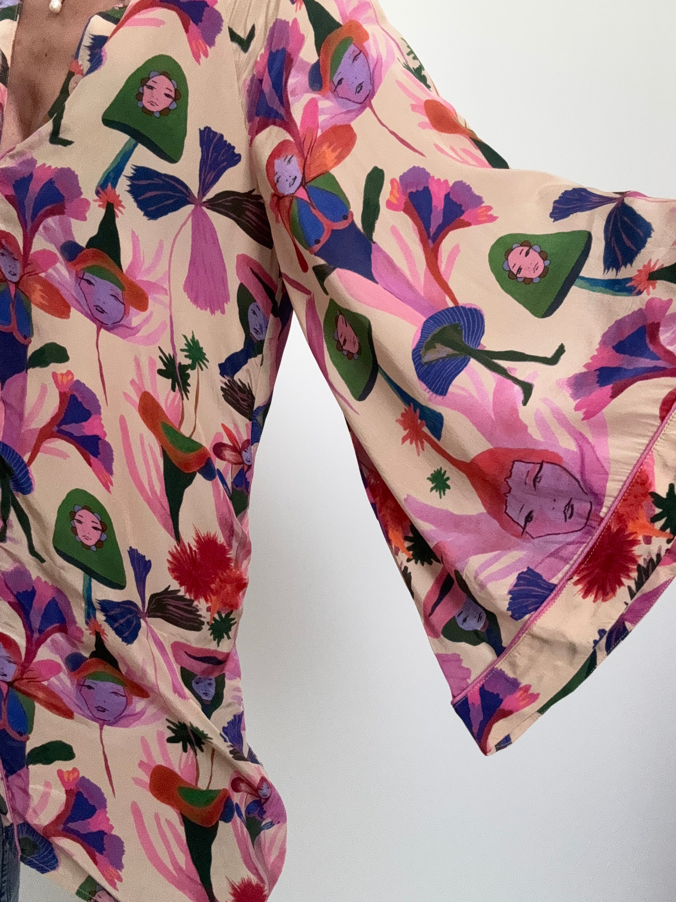 Farm Rio Floral Print Mini Dress Tunic | Dresses