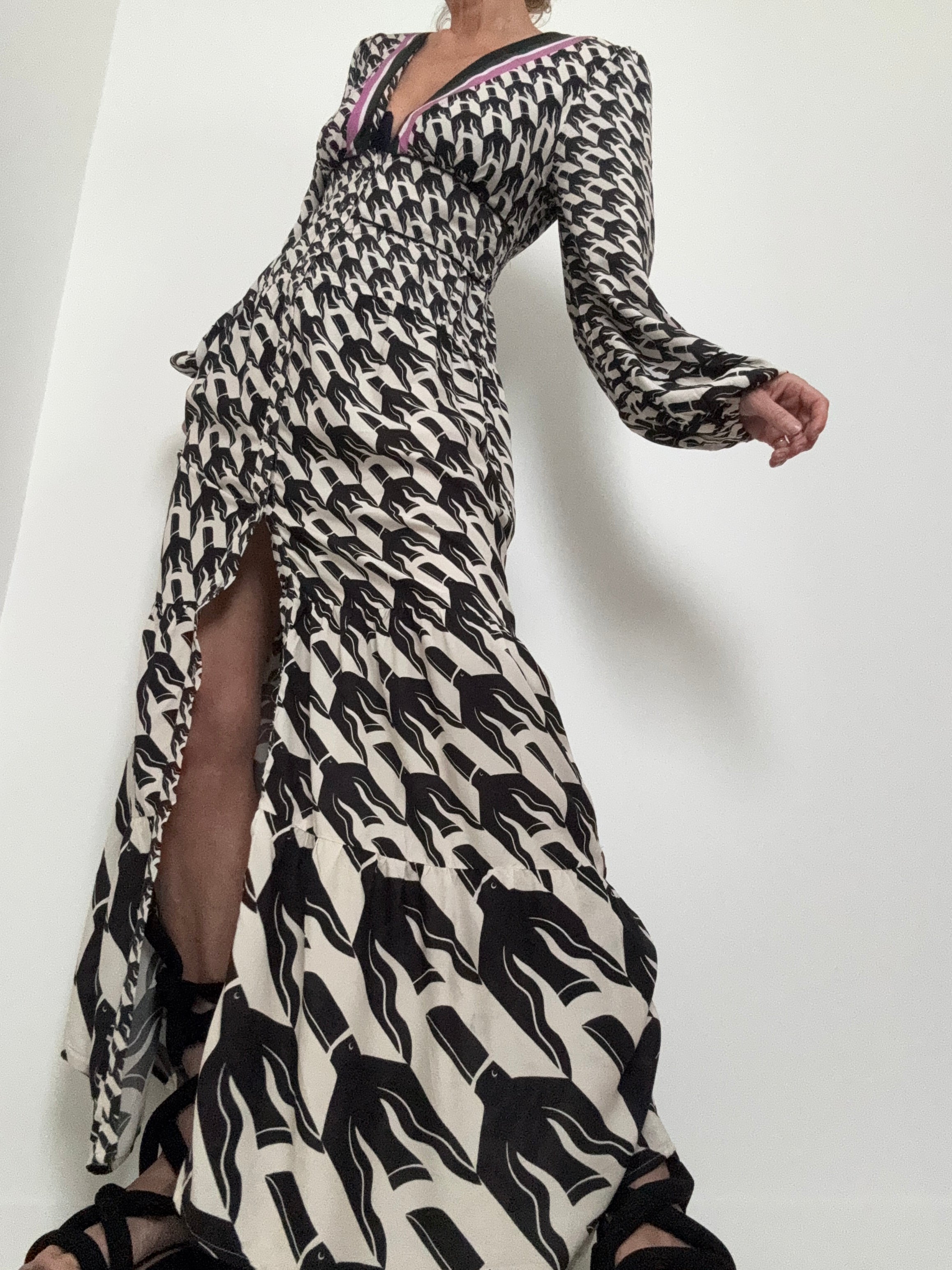 Farm Rio Flying Birds Maxi Dress | Dresses