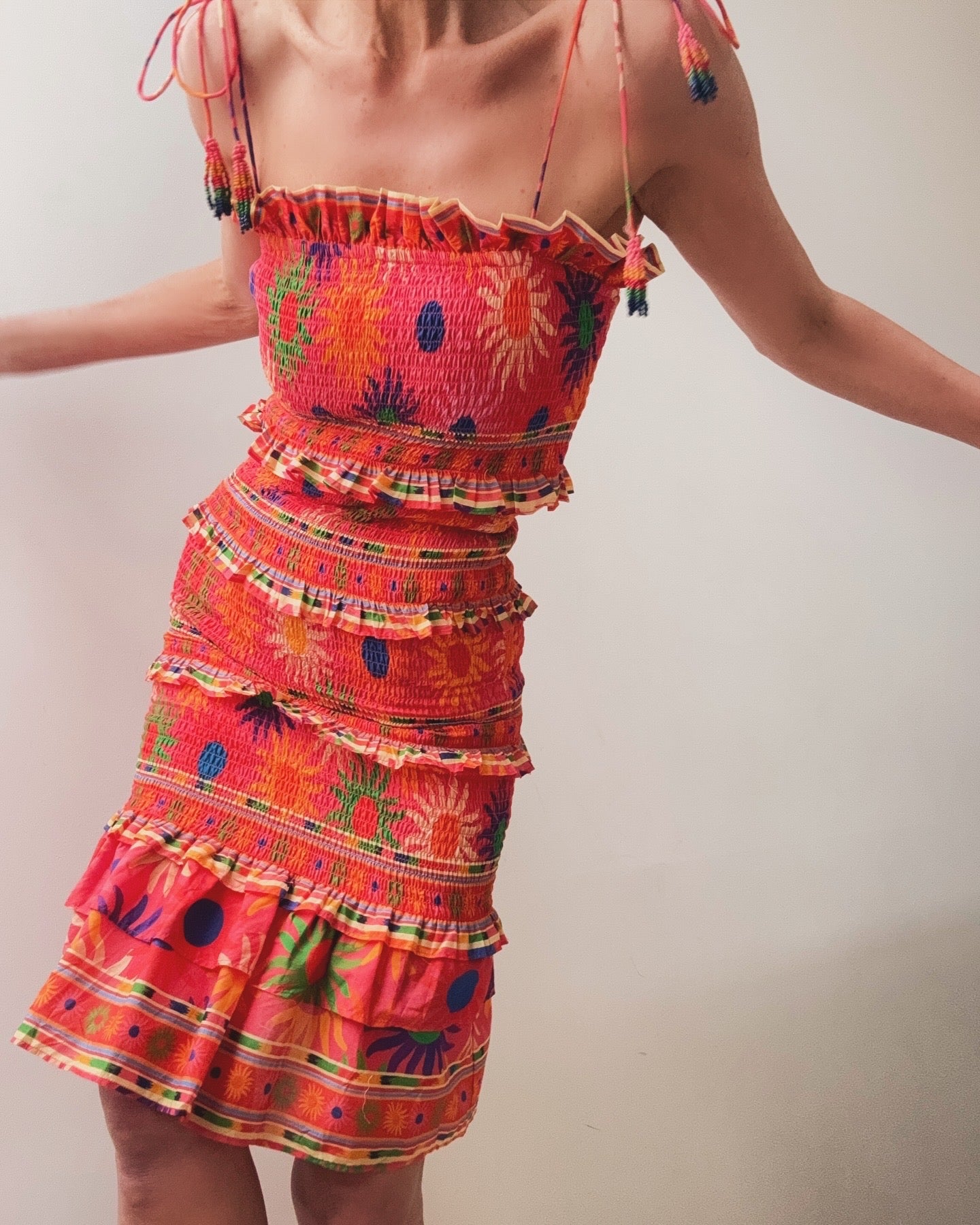 Farm Rio Shirred Dress | Dresses