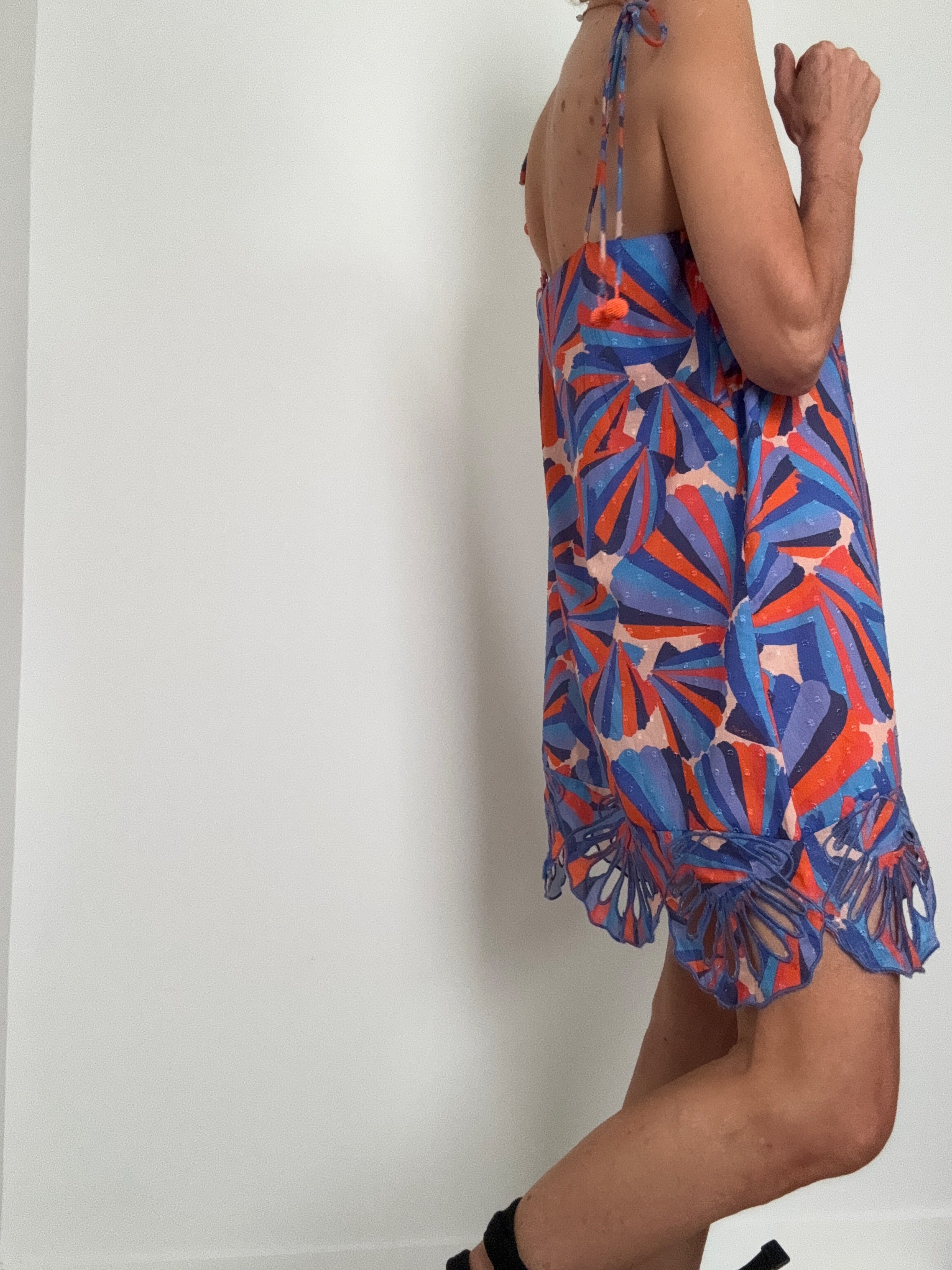 Farm Rio Tie Strap Shift Mini Dress | Dresses