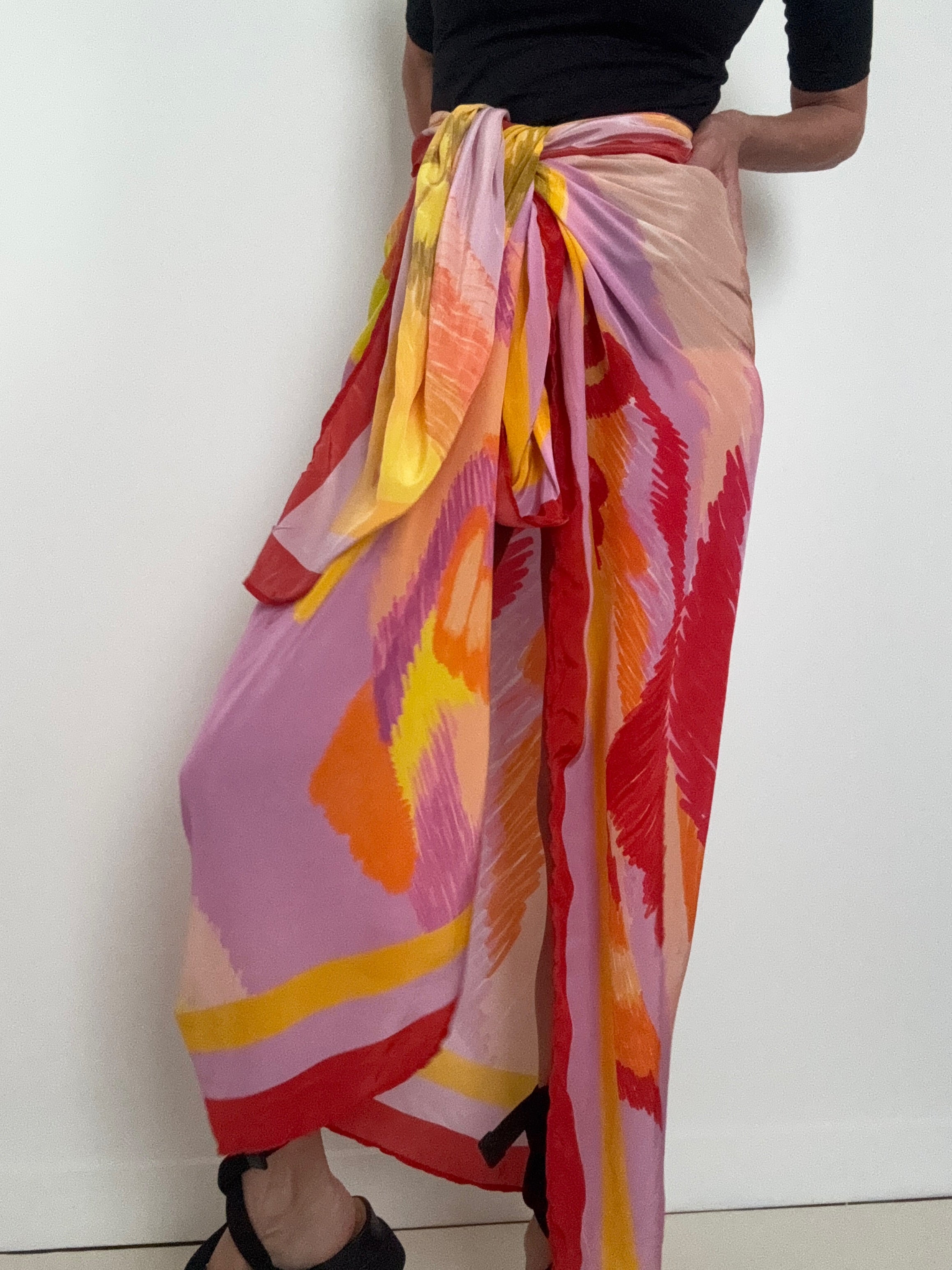 Farm Rio Skirts One Size Farm Rio Painted Fishes Sarong